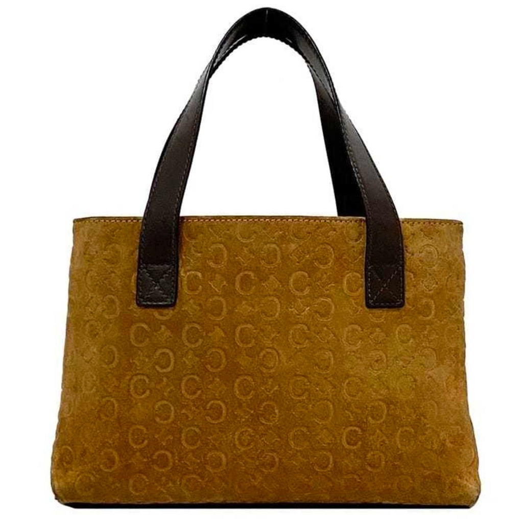 Celine Brown Suede Leather Handbag