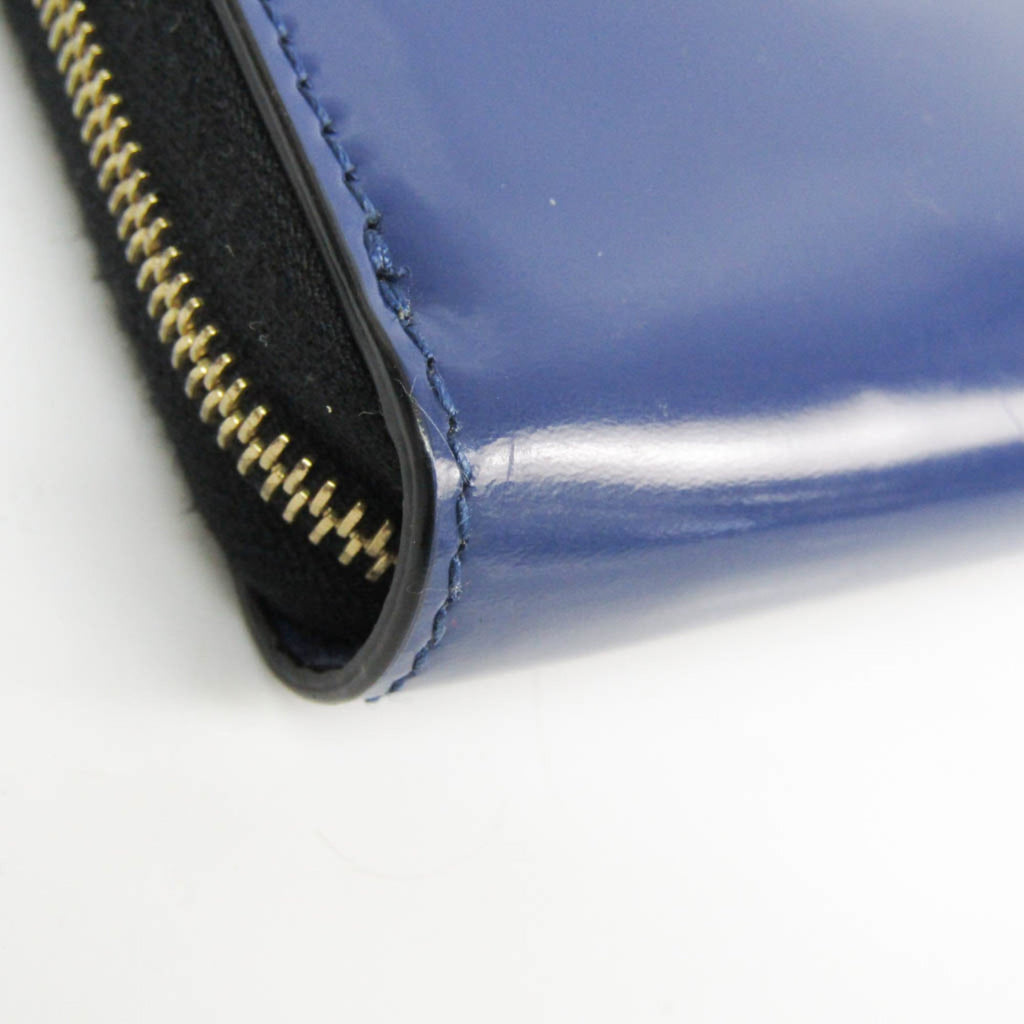 Celine Navy Leather Long Wallet (Bi-Fold)