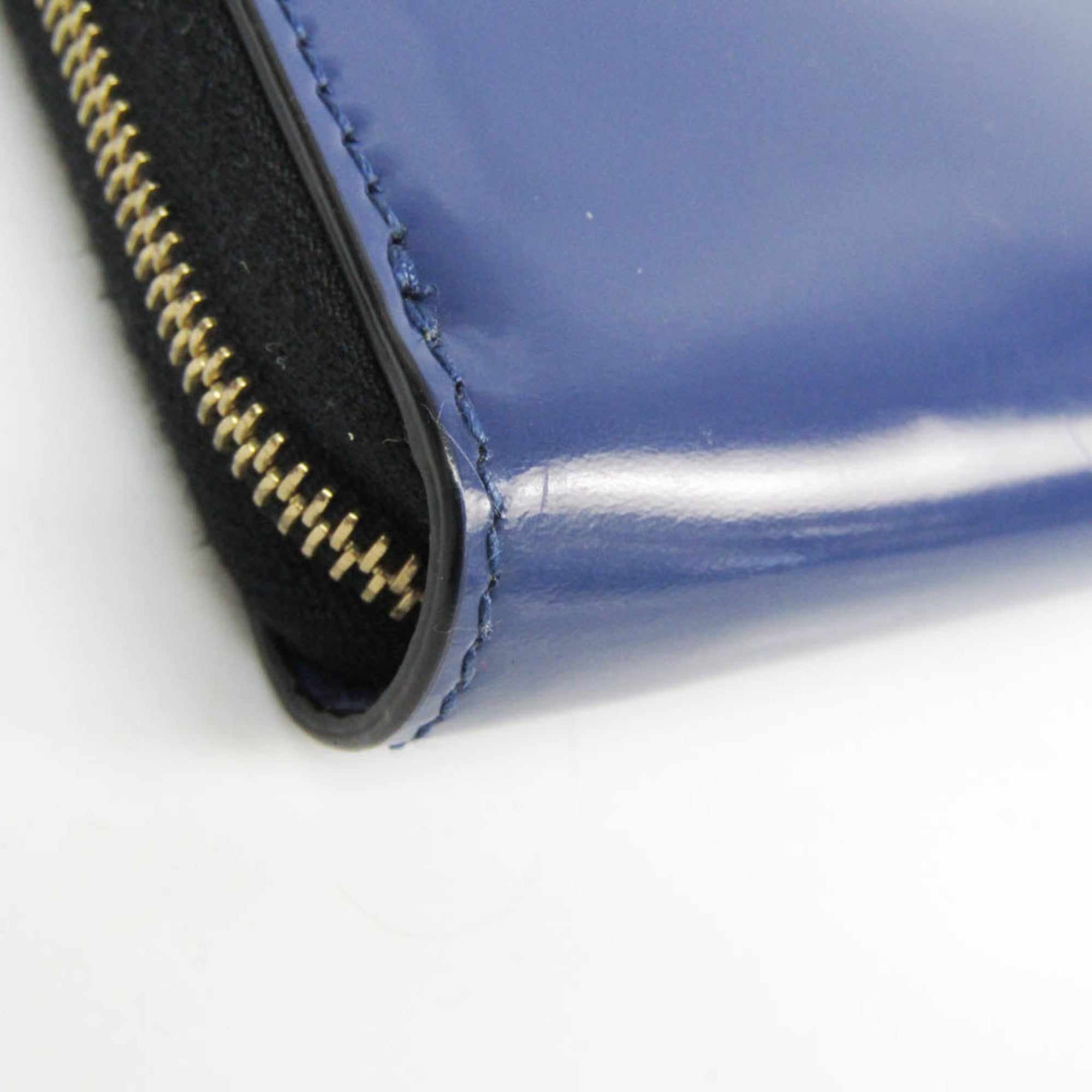 Celine Navy Leather Long Wallet (Bi-Fold)
