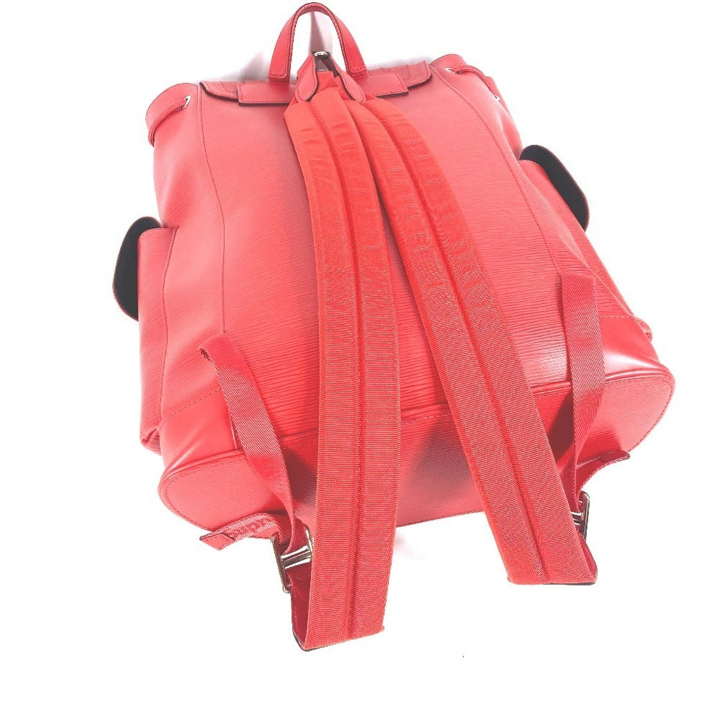 Louis Vuitton Epi Red Color White Epi Leather Backpack