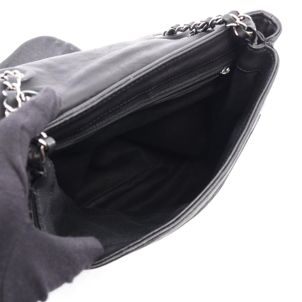 Chanel Black Leather Shoulder Bag