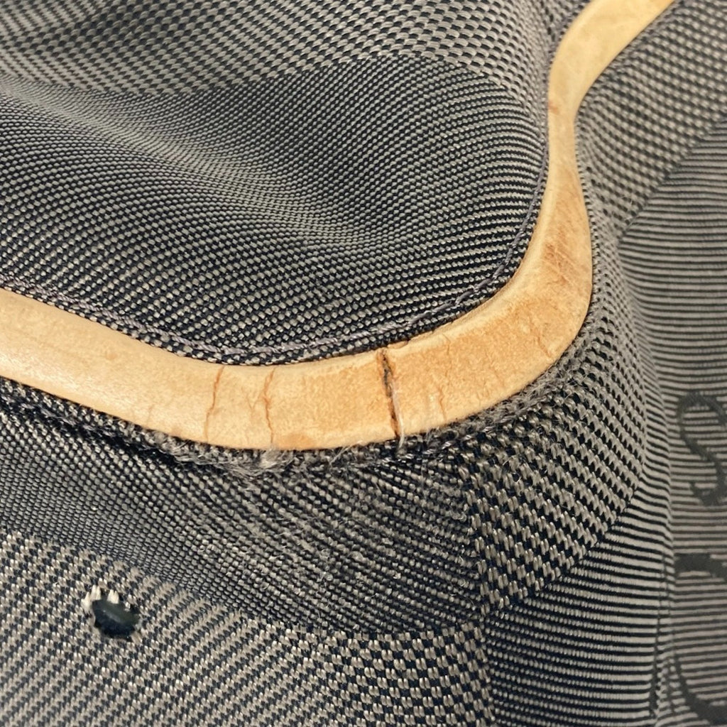 Louis Vuitton Khaki Canvas Boston Bag