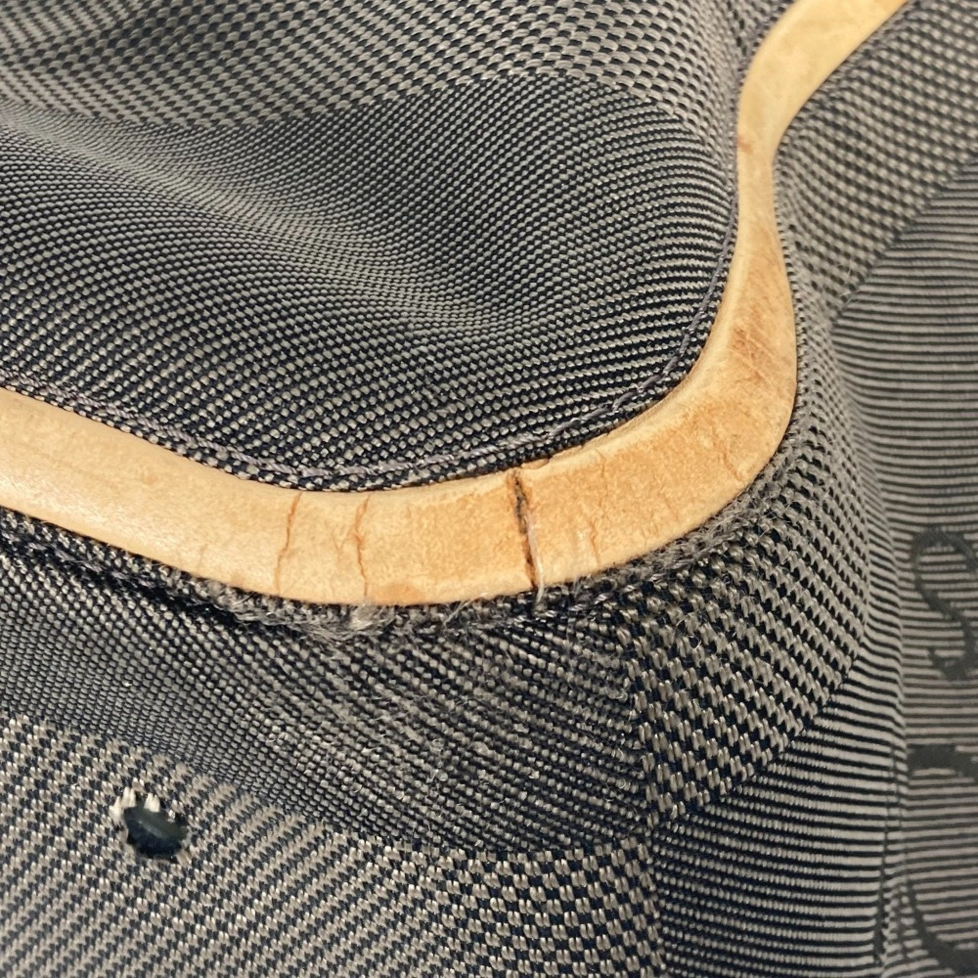 Louis Vuitton Khaki Canvas Boston Bag