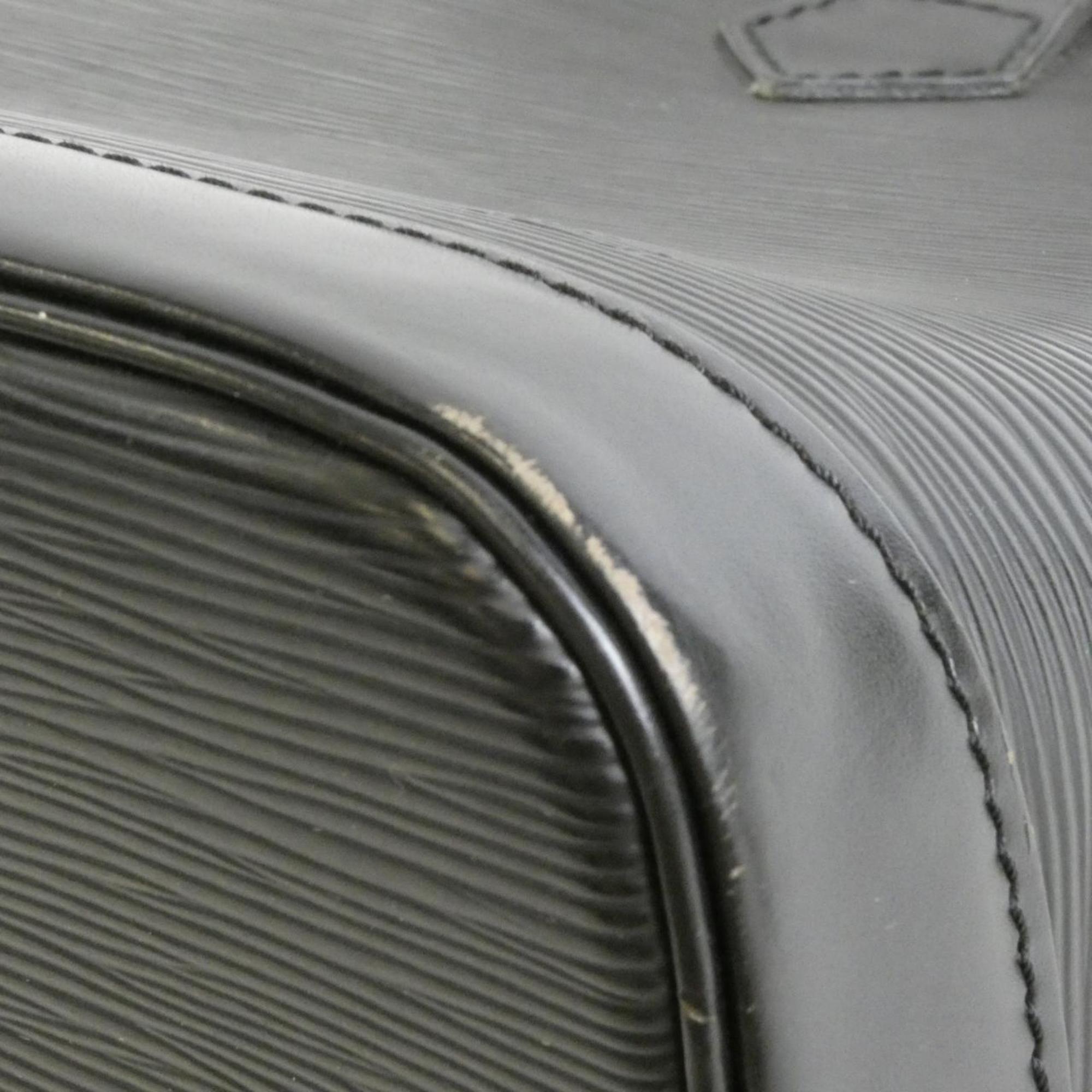 Louis Vuitton Black Leather Handbag