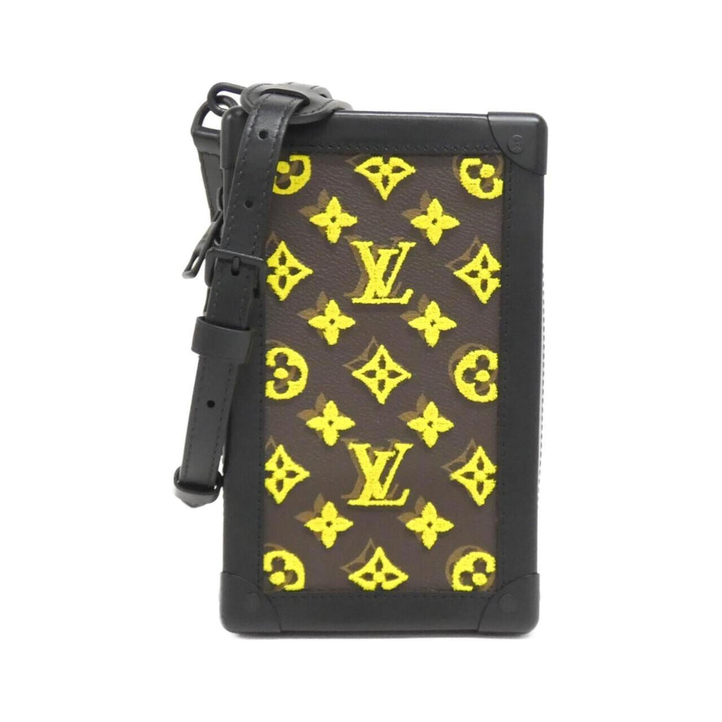 Louis Vuitton Jaune Marron Monogram Coated Canvas Shoulder Bag