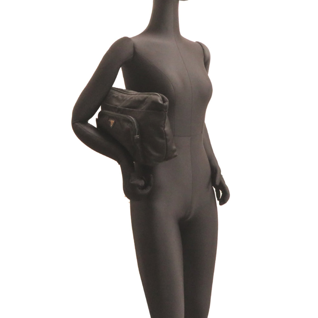 Prada Black Nylon Pouch