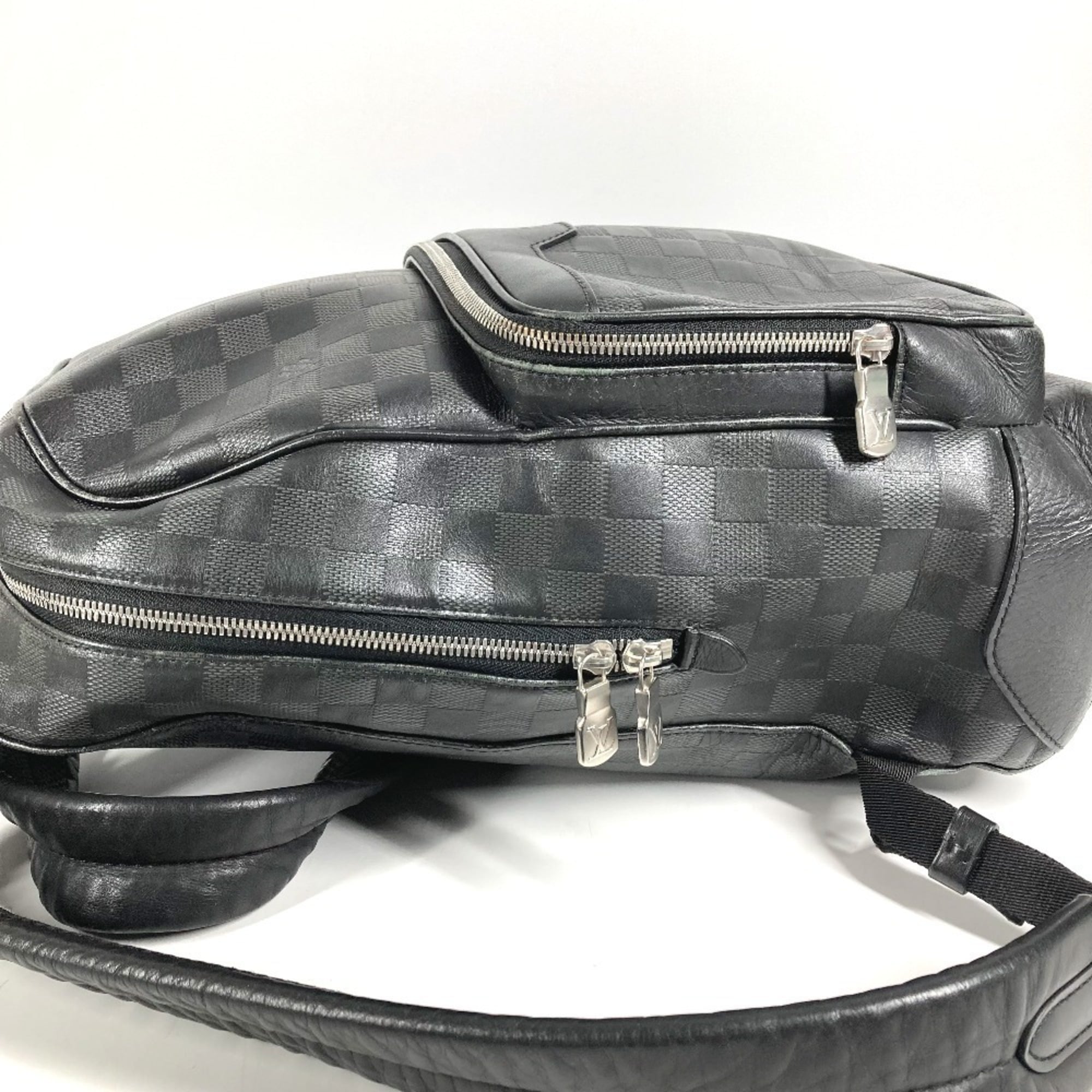 Louis Vuitton Black Damier Infini Leather Backpack