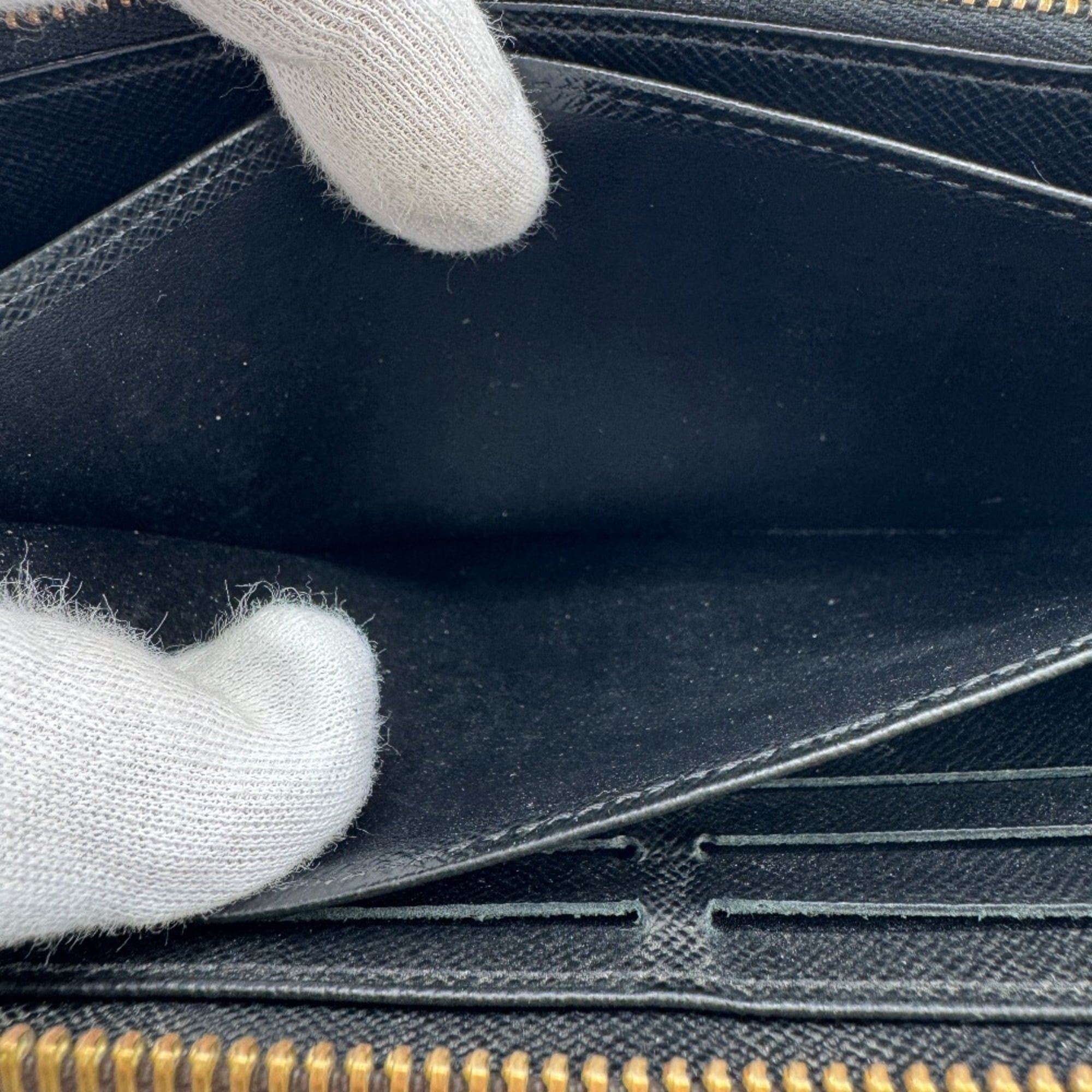 Louis Vuitton Brown Leather Long Wallet