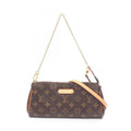 Louis Vuitton Brown Coated Canvas Leather Shoulder Bag
