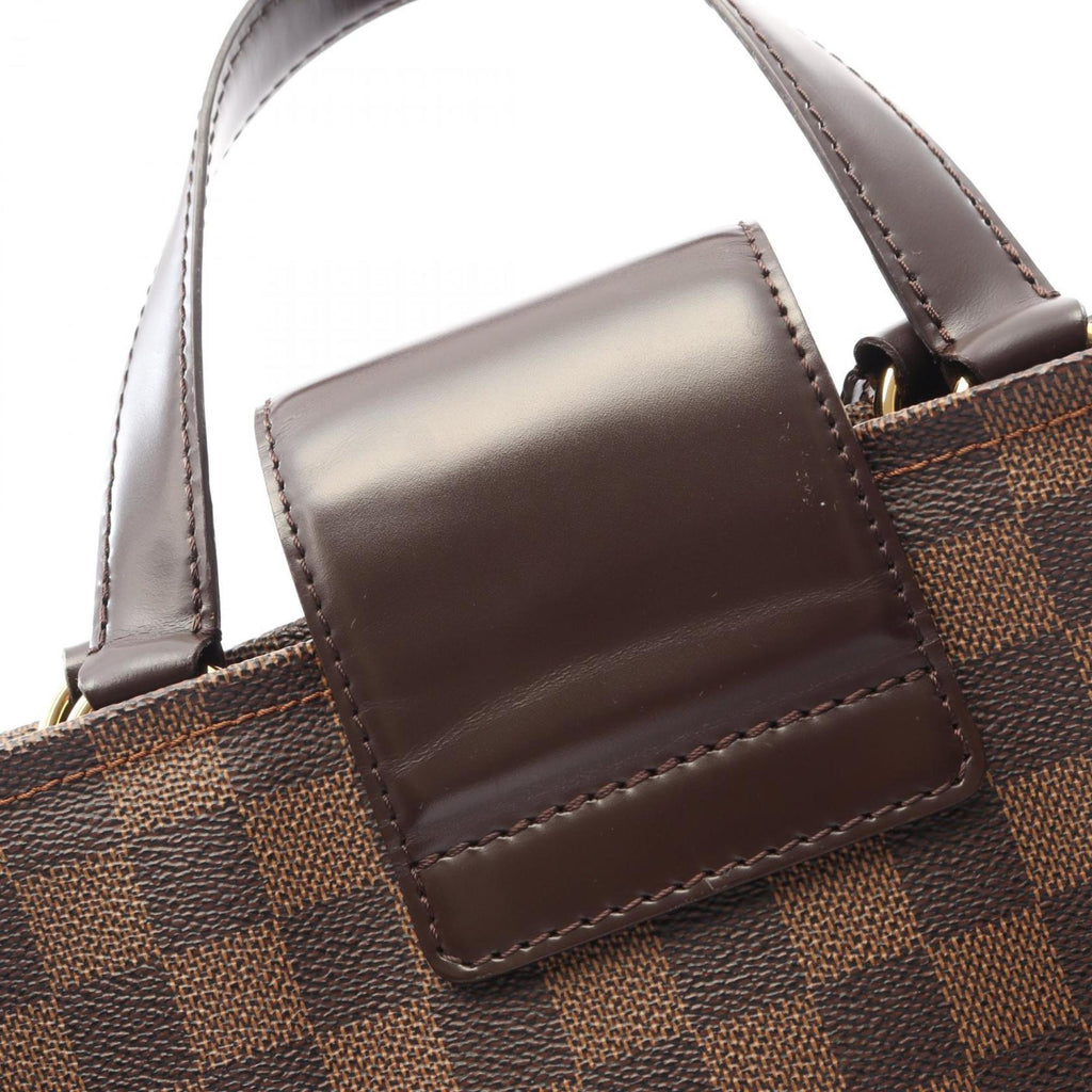 Louis Vuitton Brown Damier Canvas Rose Coated Canvas Handbag