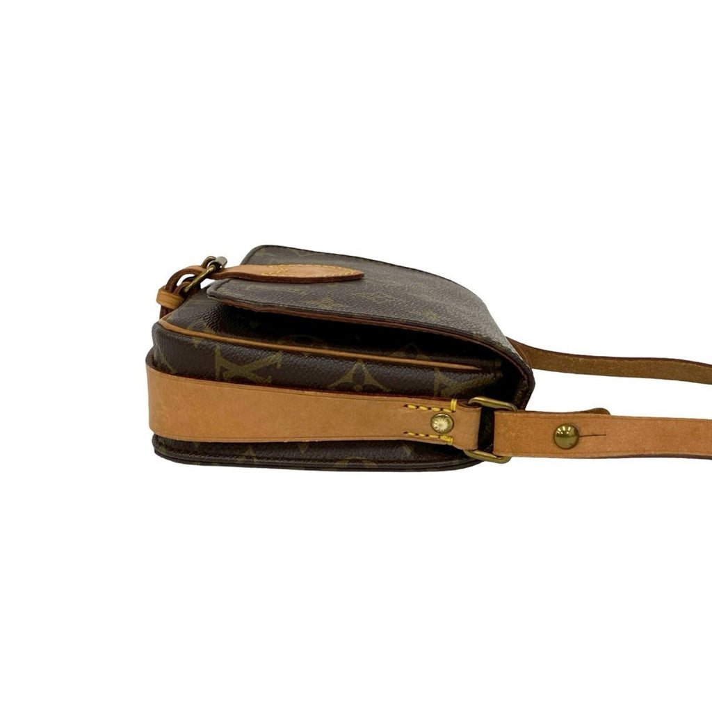 Louis Vuitton Brown Leather Pvc Pochette Shoulder Bag