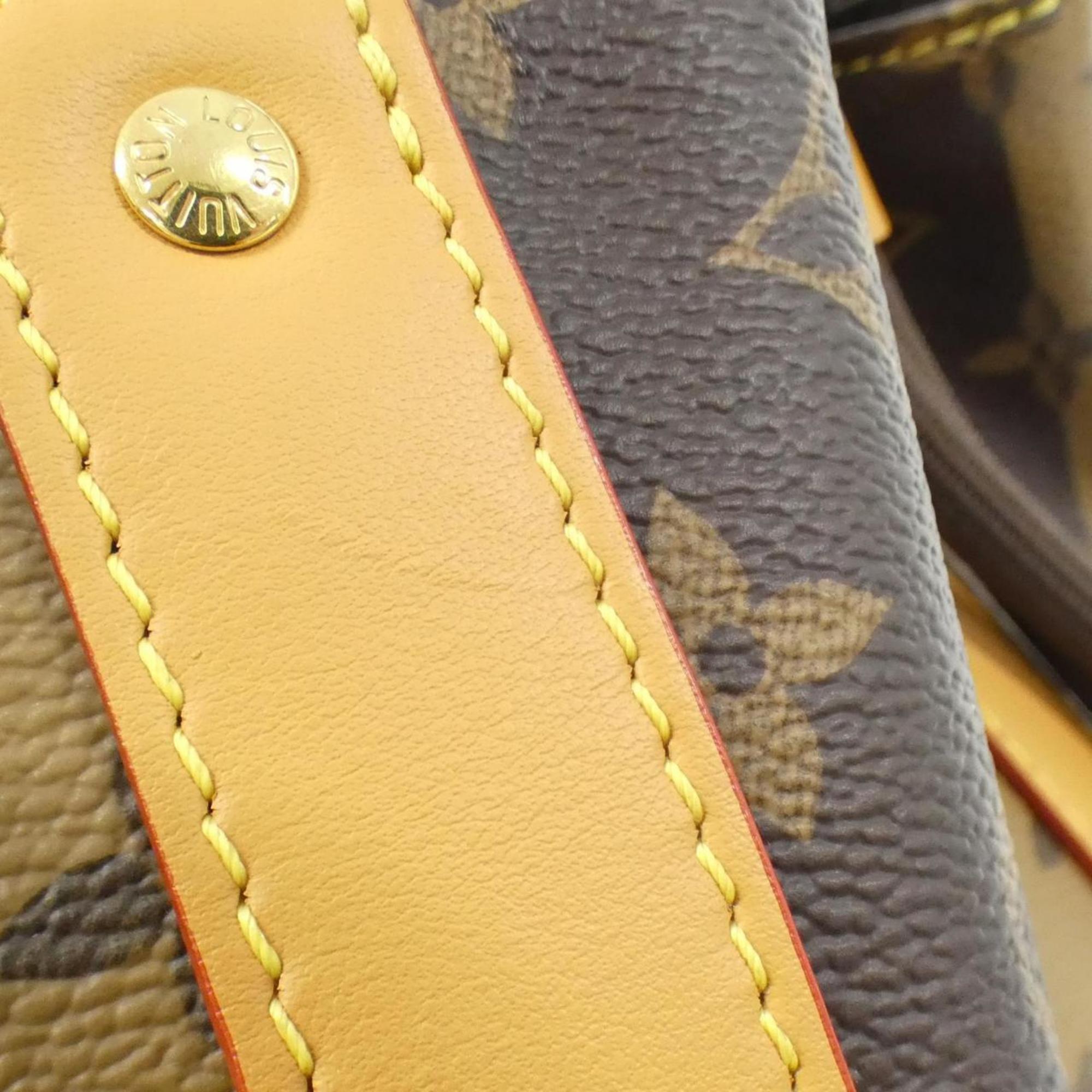 Louis Vuitton Marron Coated Canvas Shoulder Bag
