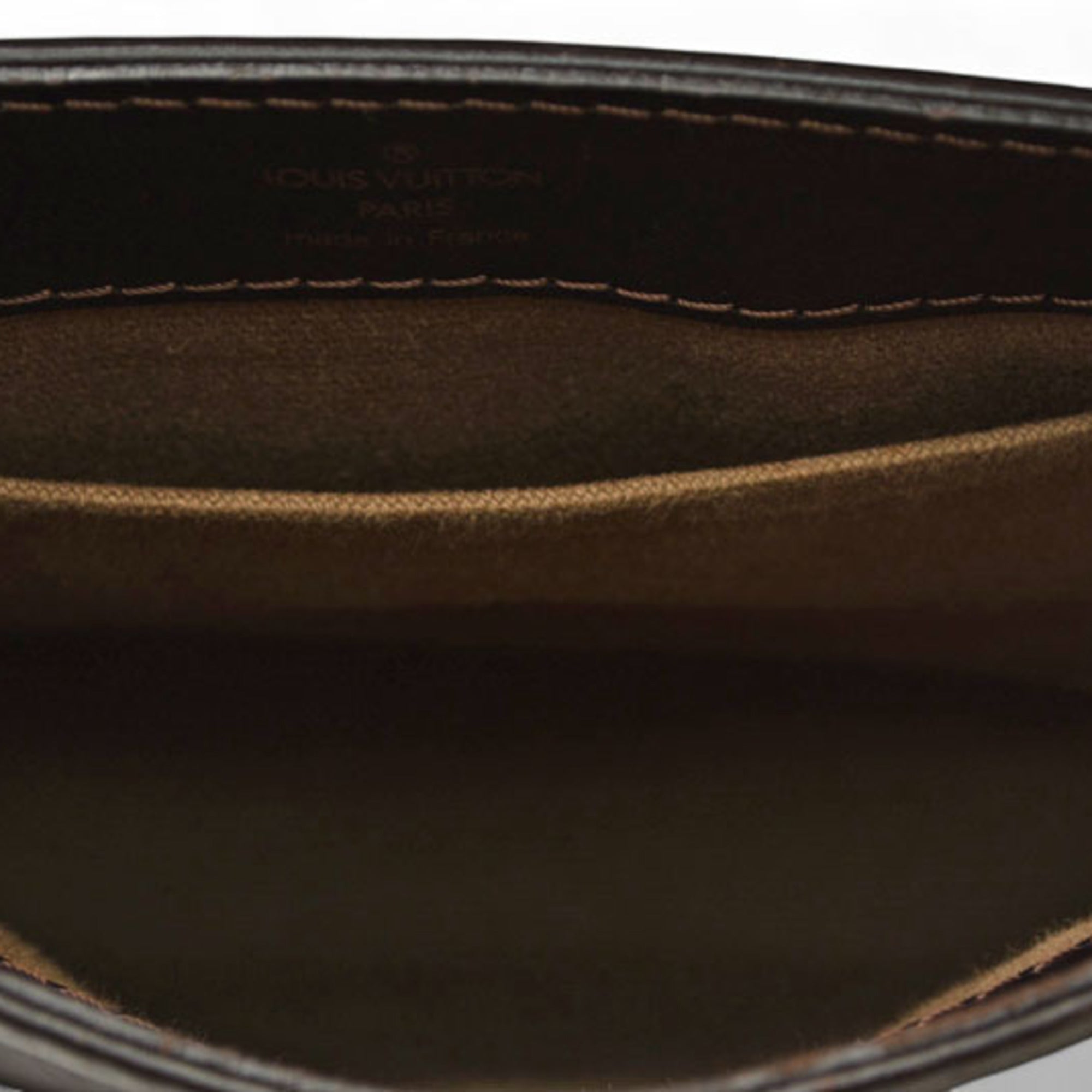 Louis Vuitton Coffee Utah Leather Shoulder Bag
