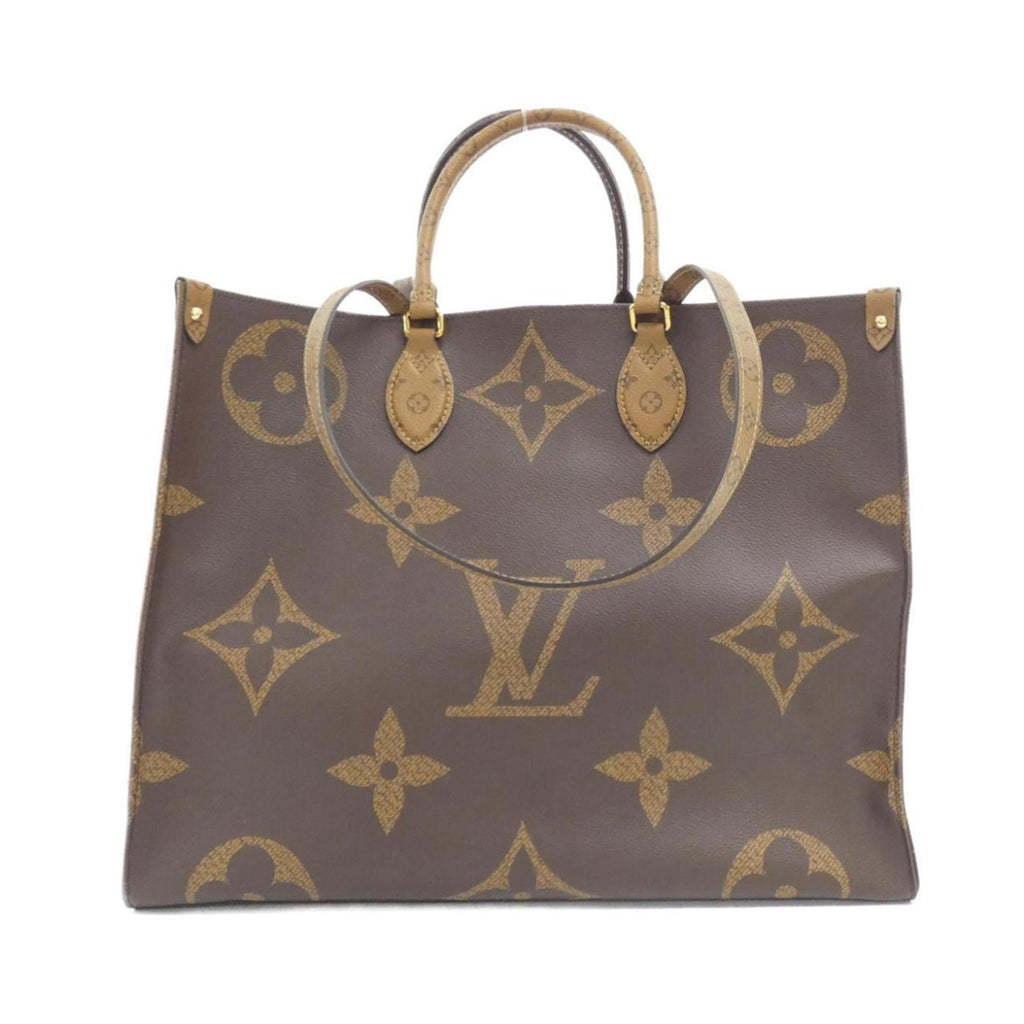 Louis Vuitton Marron Coated Canvas Handbag