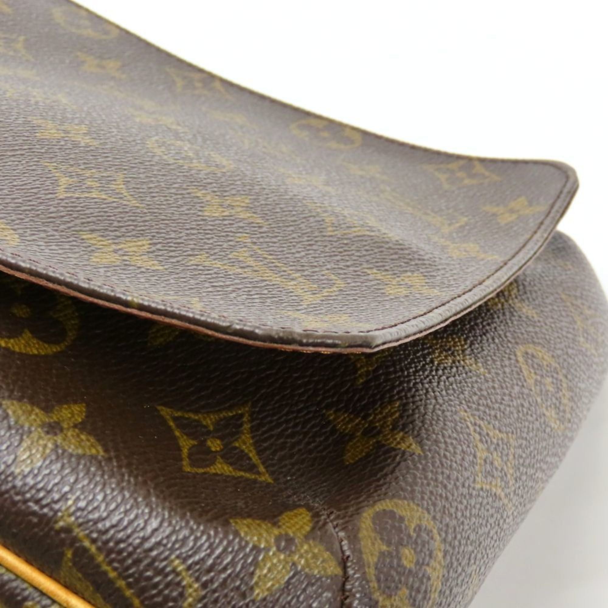 Louis Vuitton Monogram Brown Monogram Leather Shoulder Bag