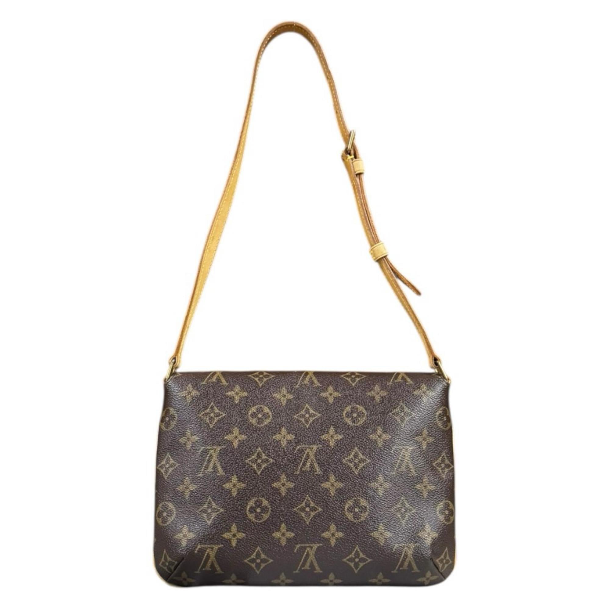 Louis Vuitton Brown Monogram Canvas Shoulder Bag