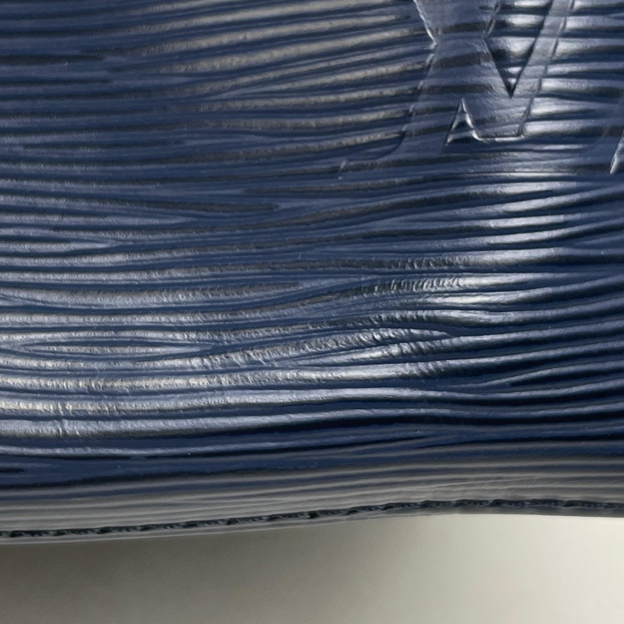 Louis Vuitton Blue Indigo Epi Leather Handbag Shoulder Bag