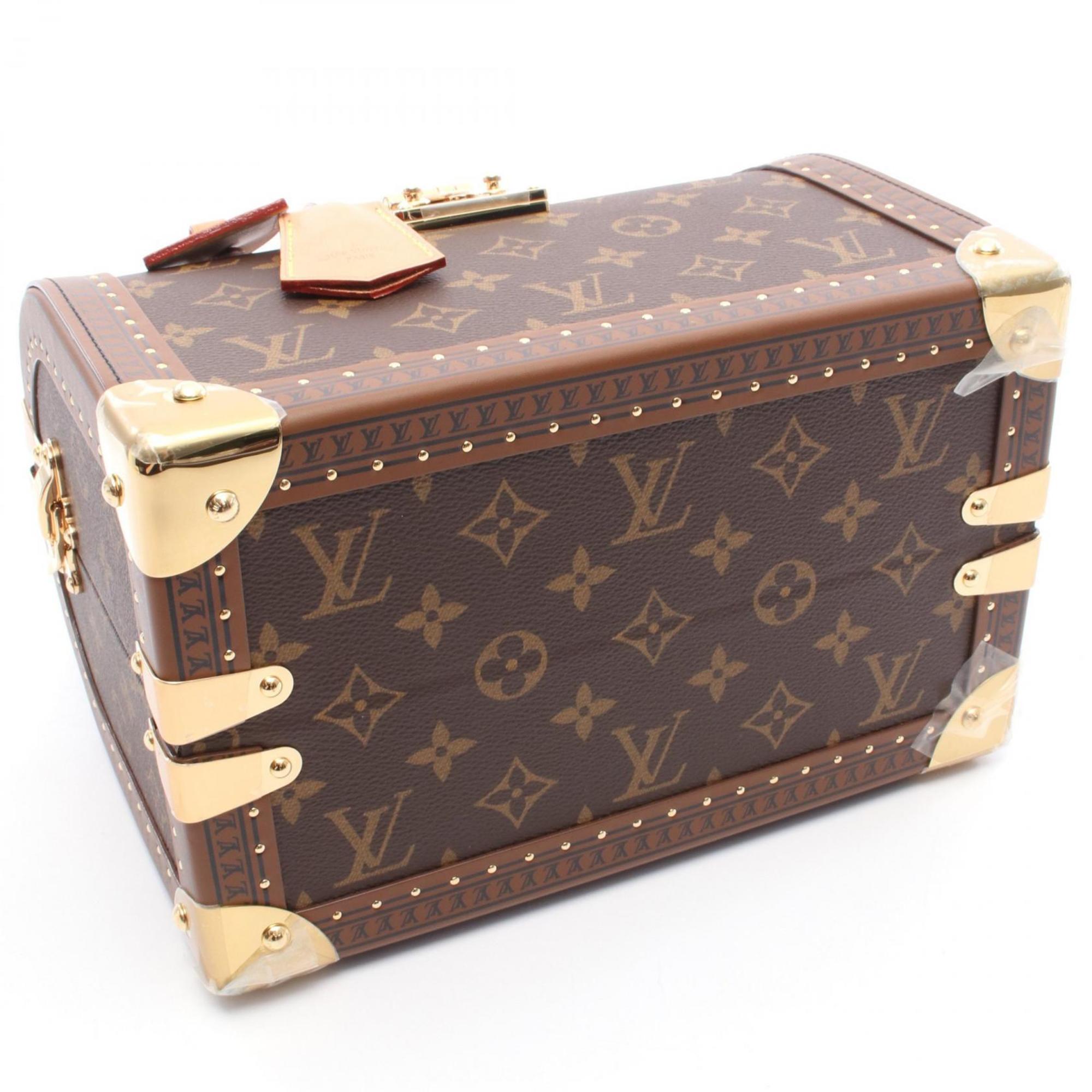 Louis Vuitton Brown Coated Canvas Leather Handbag