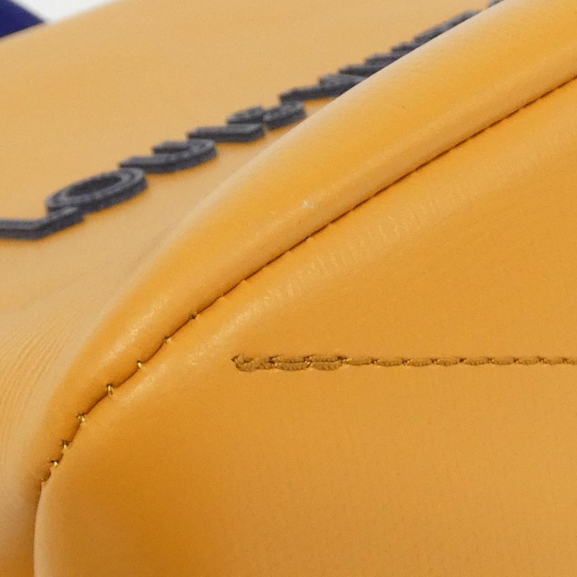 Louis Vuitton Saffron Leather Handbag