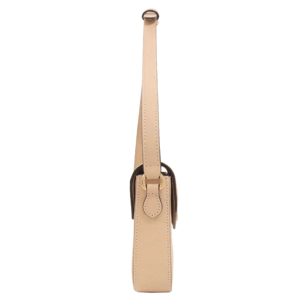 Gucci Beige Leather Shoulder Bag (Pre-Owned)