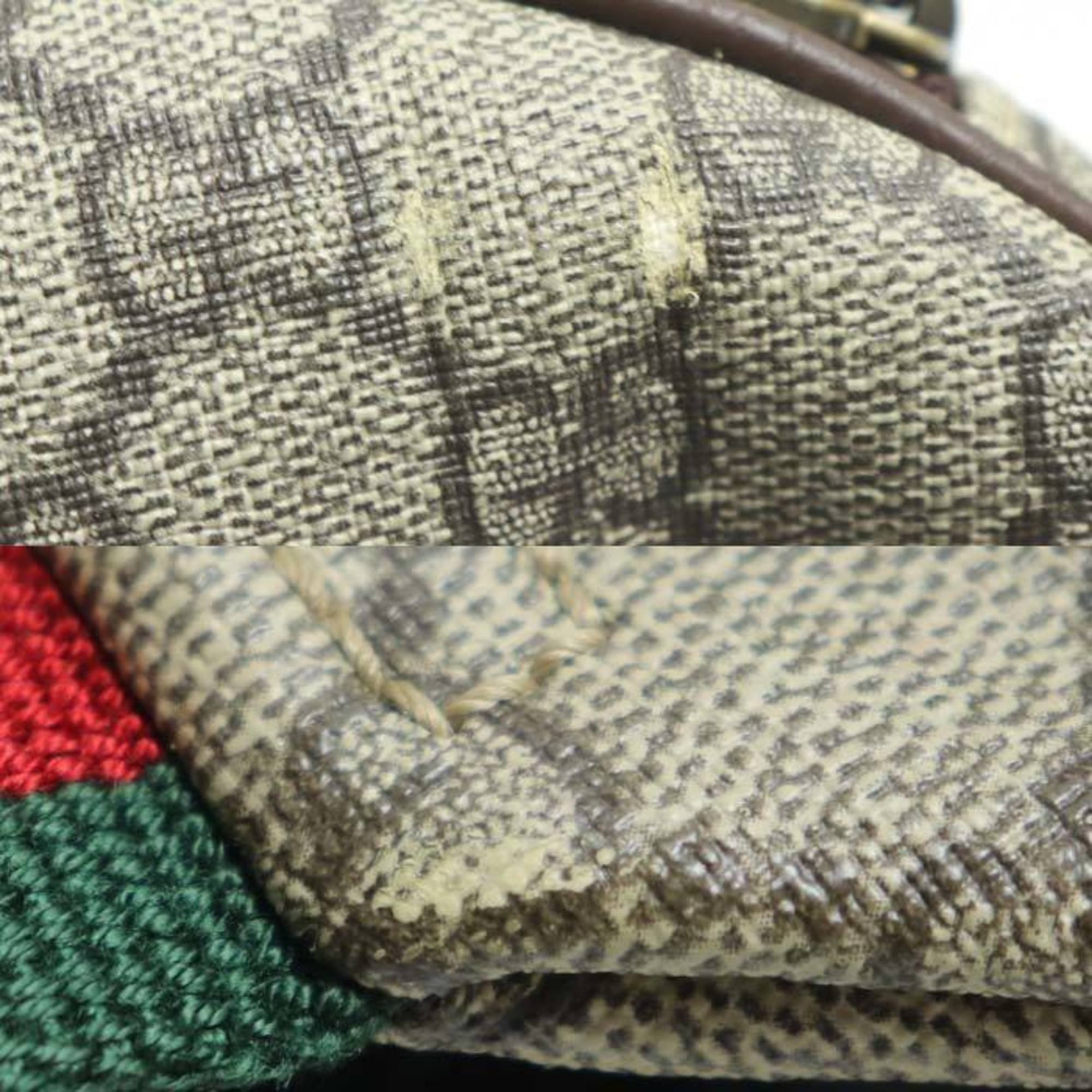 Gucci Beige Gg Supreme Leather Fanny Pack (Pre-Owned)