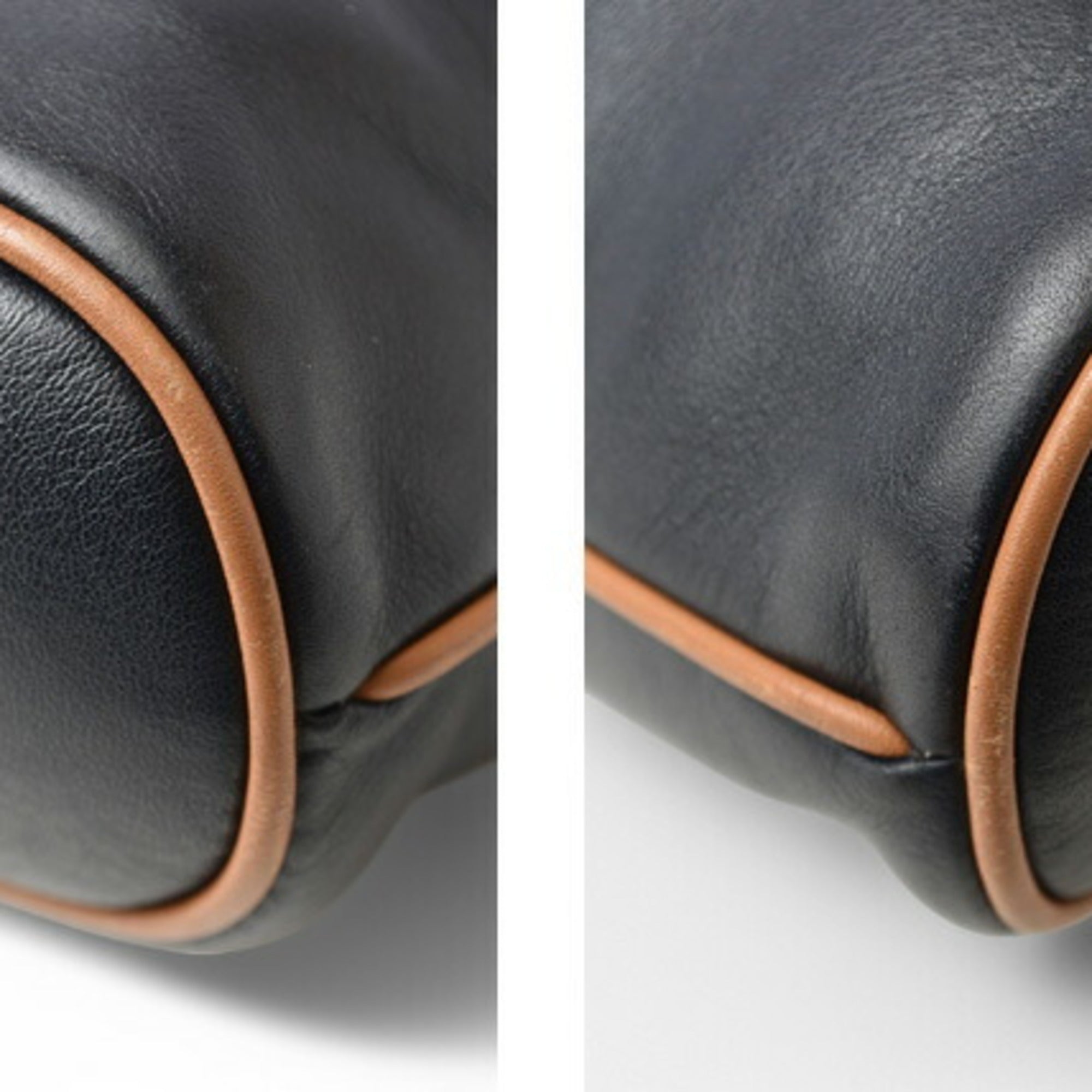 Celine Dark Navy Leather Shoulder Bag