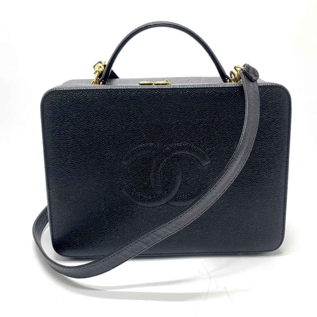 Chanel Black Leather Handbag