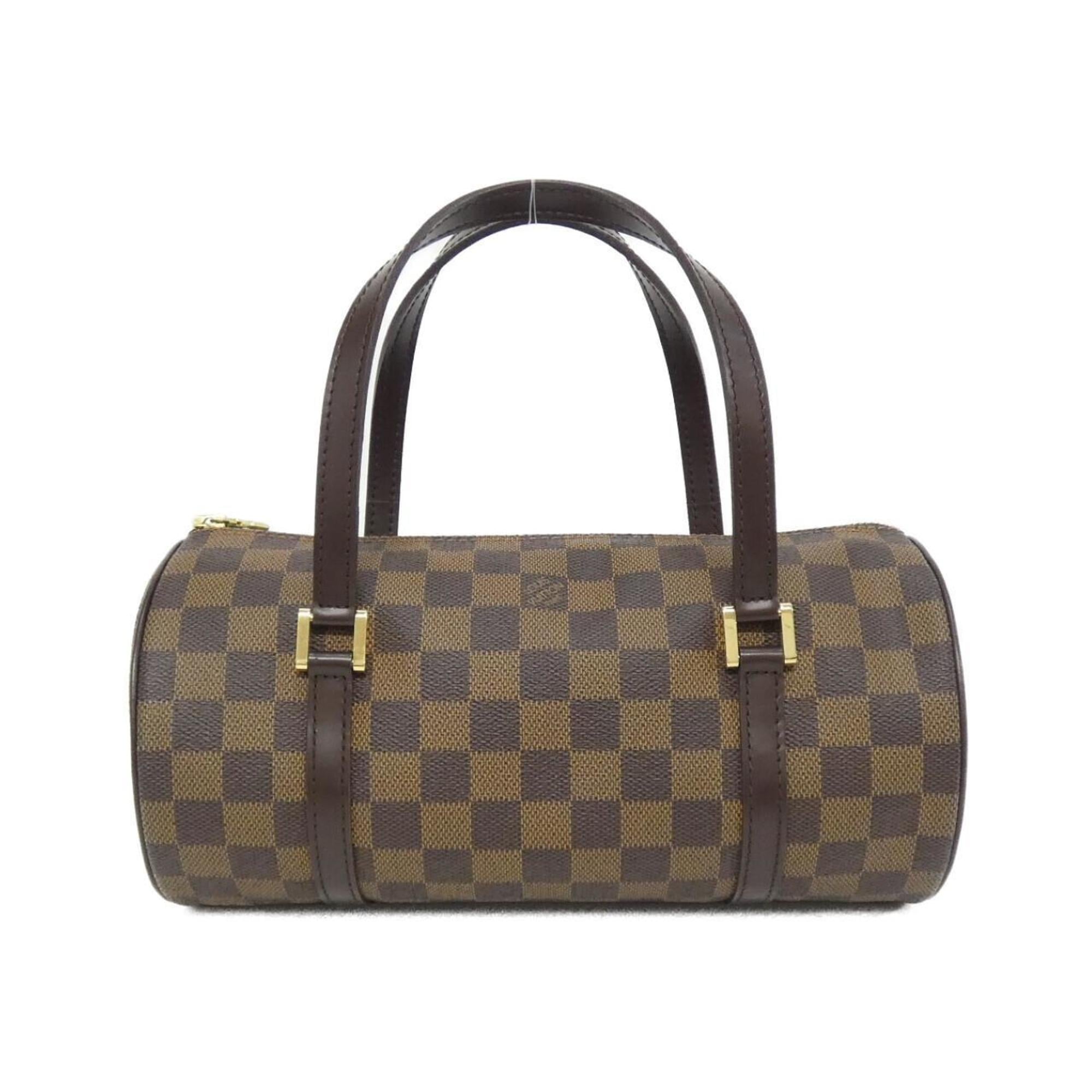 Louis Vuitton Brown Coated Canvas Handbag