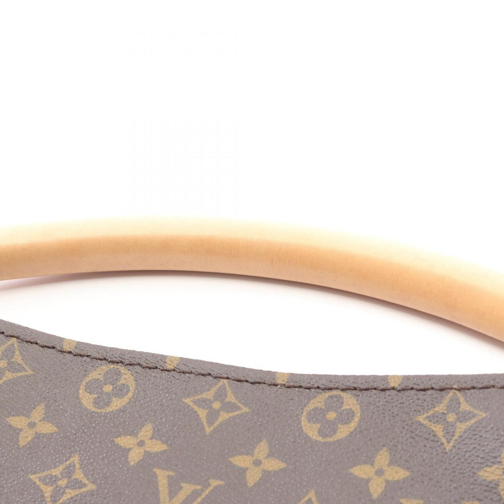Louis Vuitton Brown Monogram Coated Canvas Leather Shoulder Bag