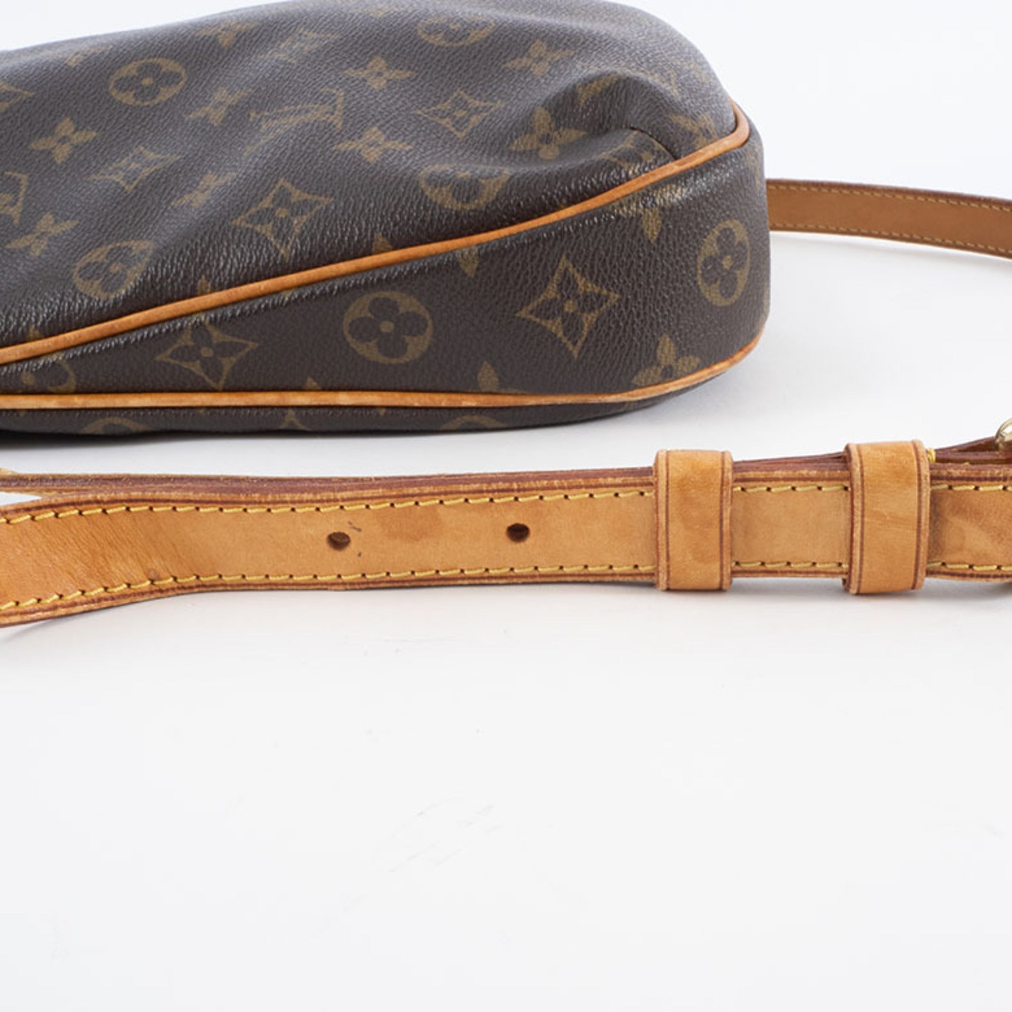Louis Vuitton Brown Monogram Canvas Shoulder Bag