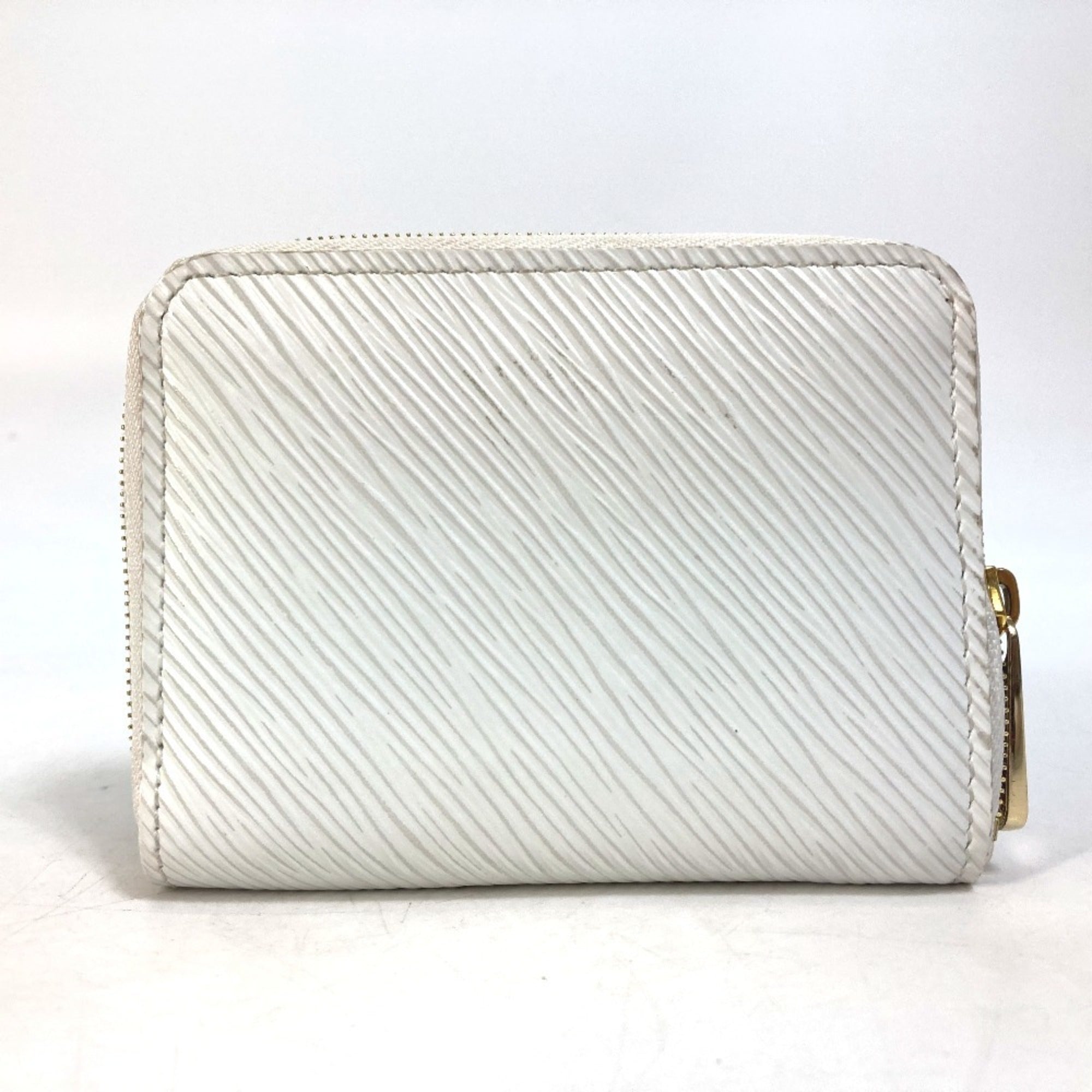 Louis Vuitton Epi Blanc White Epi Leather Coin Purse/Coin Case