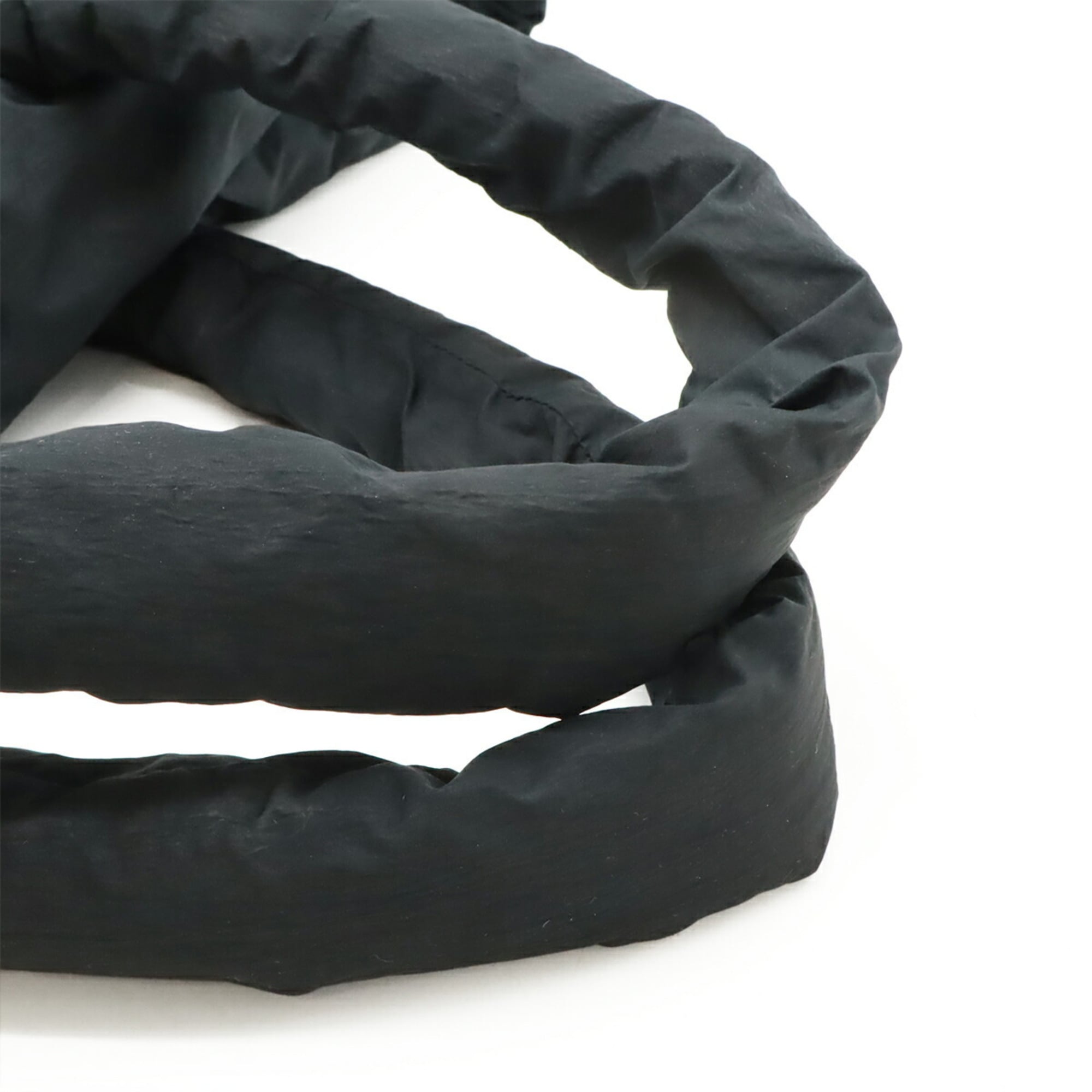 Chanel Black Nylon Leather Shoulder Bag Tote Bag