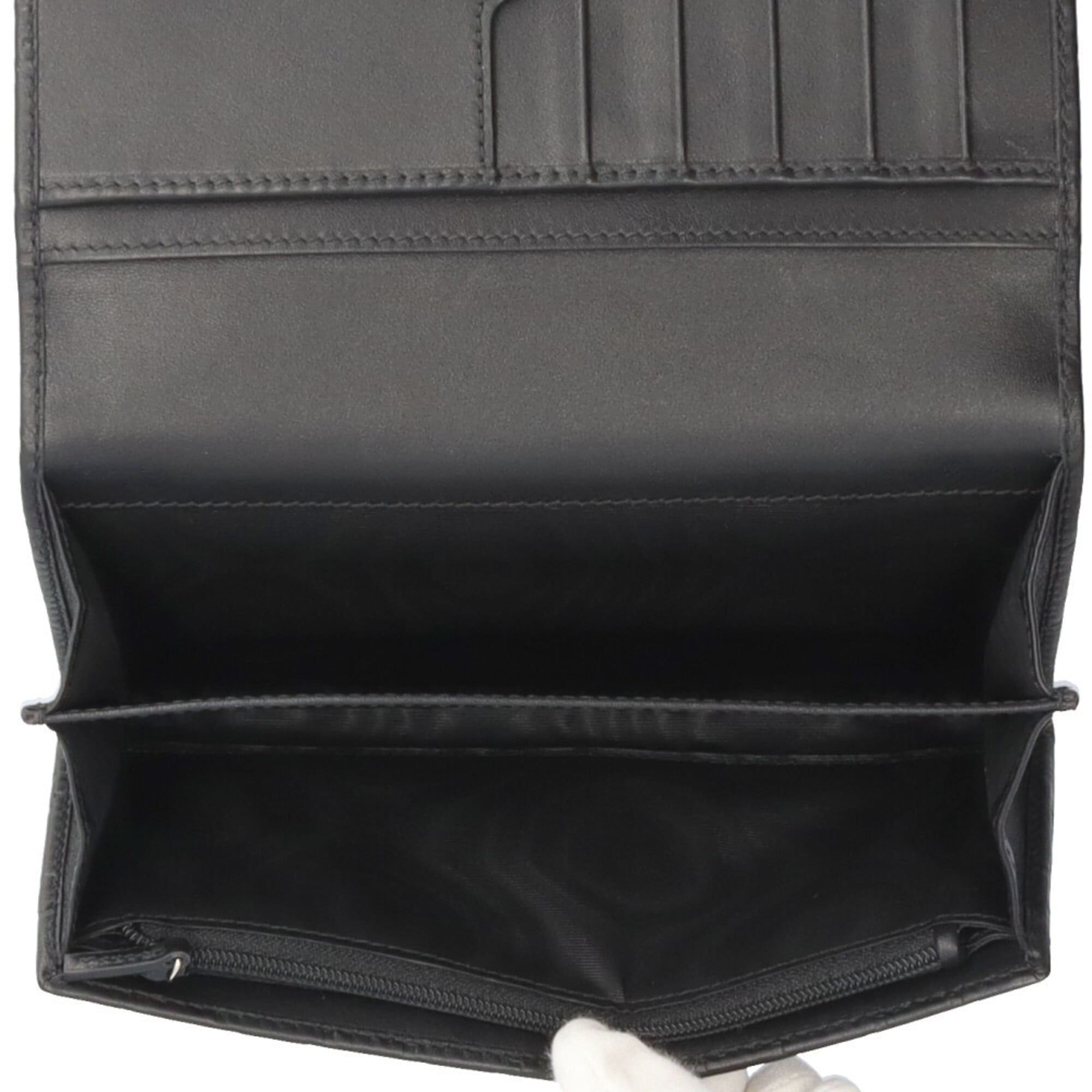 Gucci Black Leather Coin Purse/Coin Case (Pre-Owned)