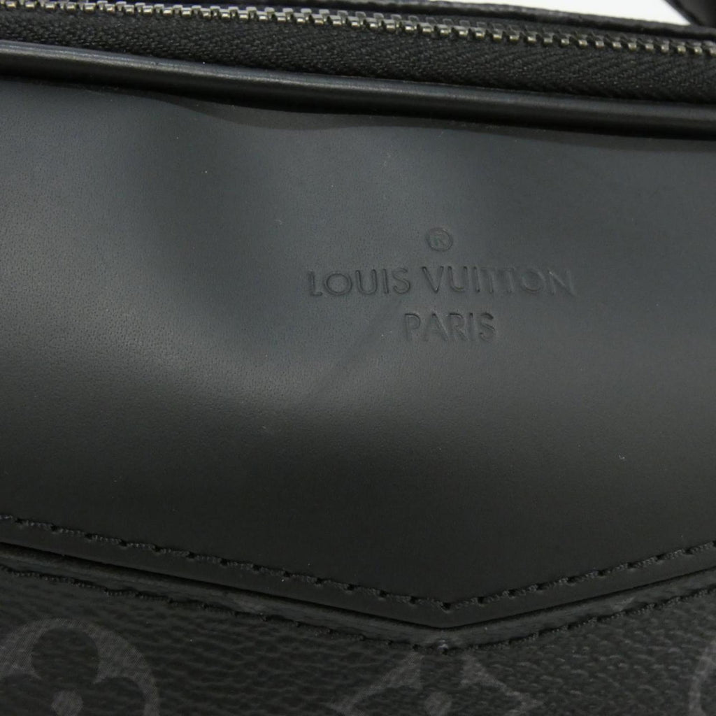 Louis Vuitton Black Coated Canvas Shoulder Bag