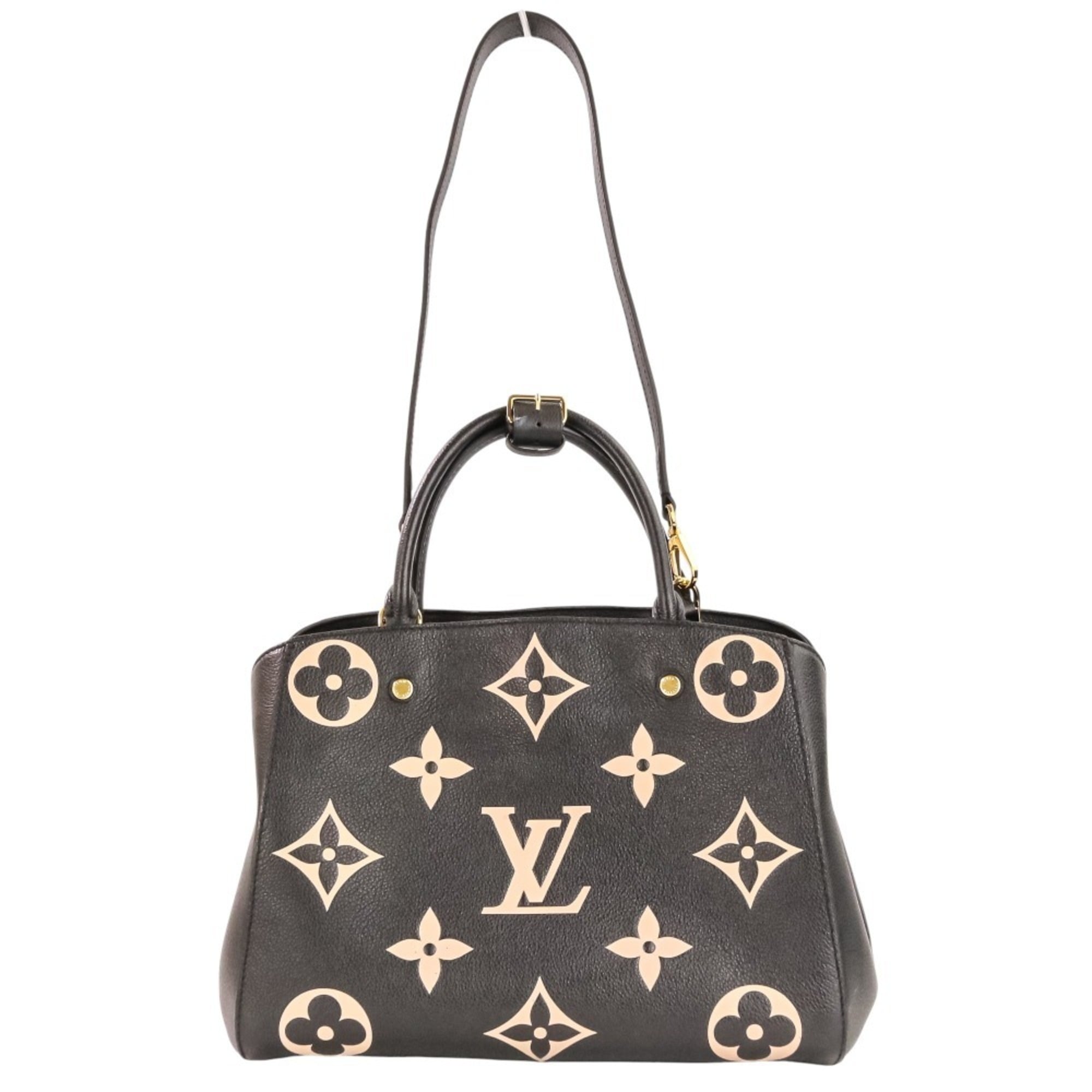 Louis Vuitton Black Monogram Empreinte Handbag