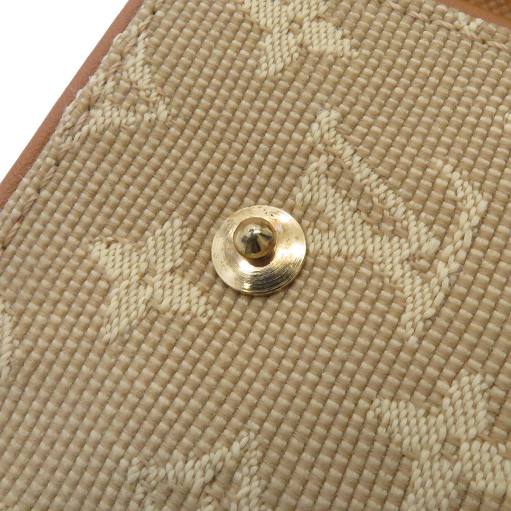 Louis Vuitton Beige Monogram Monogram Mini Wallet (Tri-Fold)