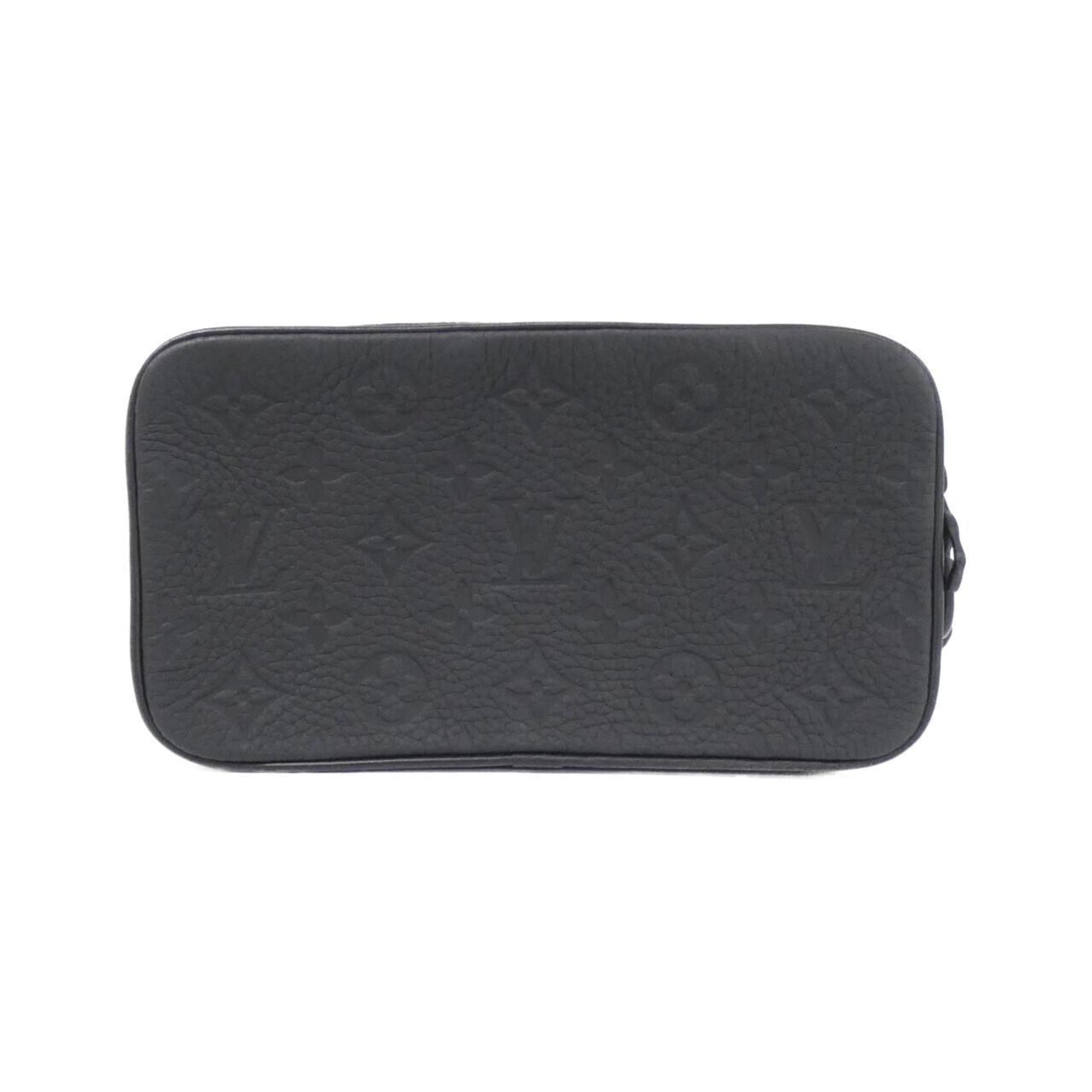 Louis Vuitton Black Leather Handbag Pochette