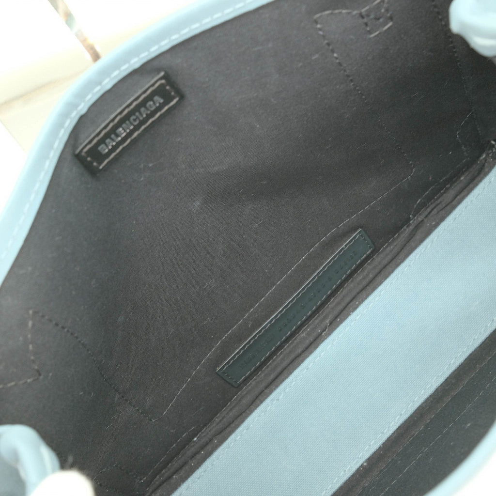 Balenciaga Light Blue Canvas Tote