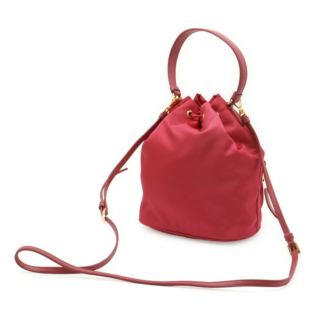 Prada Pink Nylon Handbag Shoulder Bag