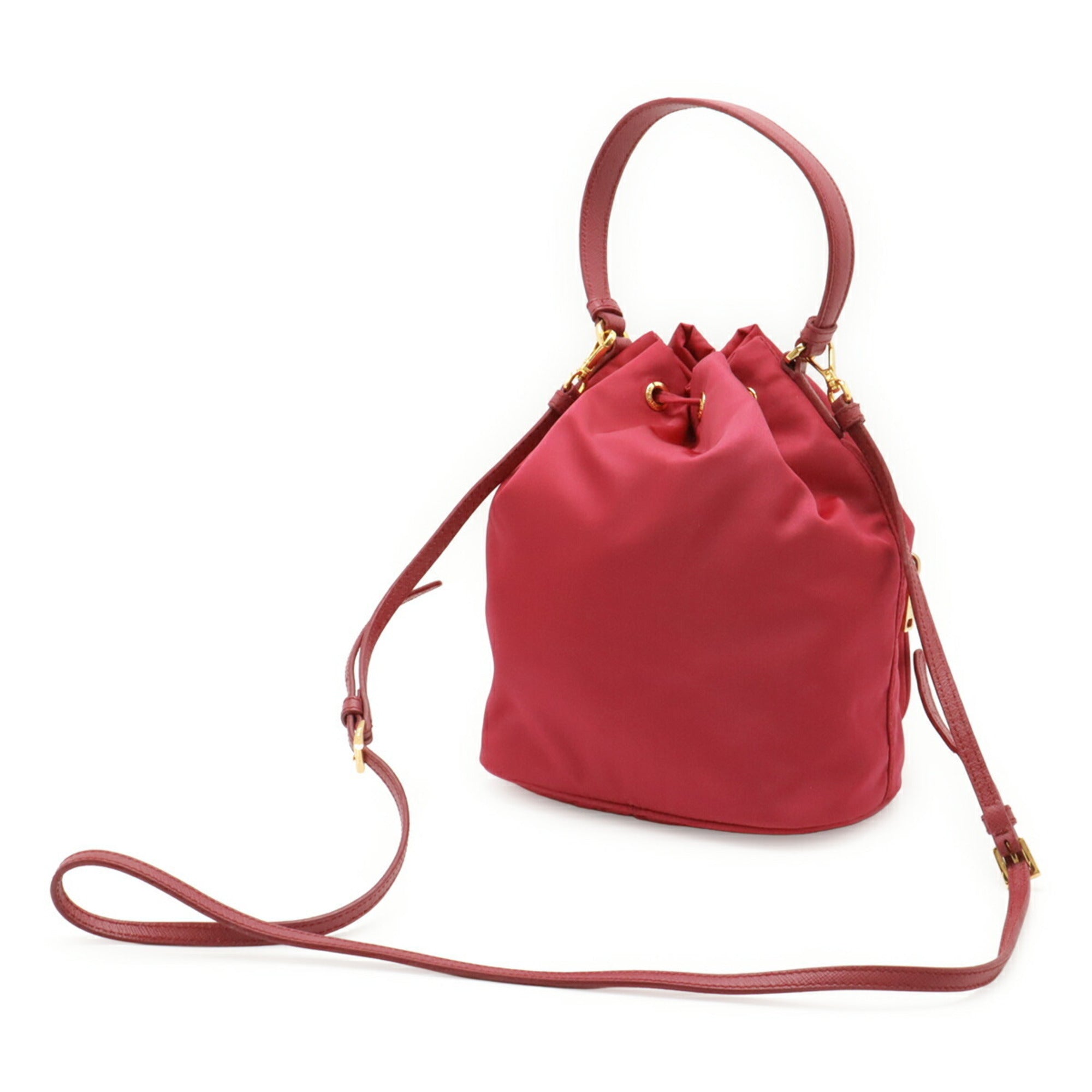 Prada Pink Nylon Handbag Shoulder Bag