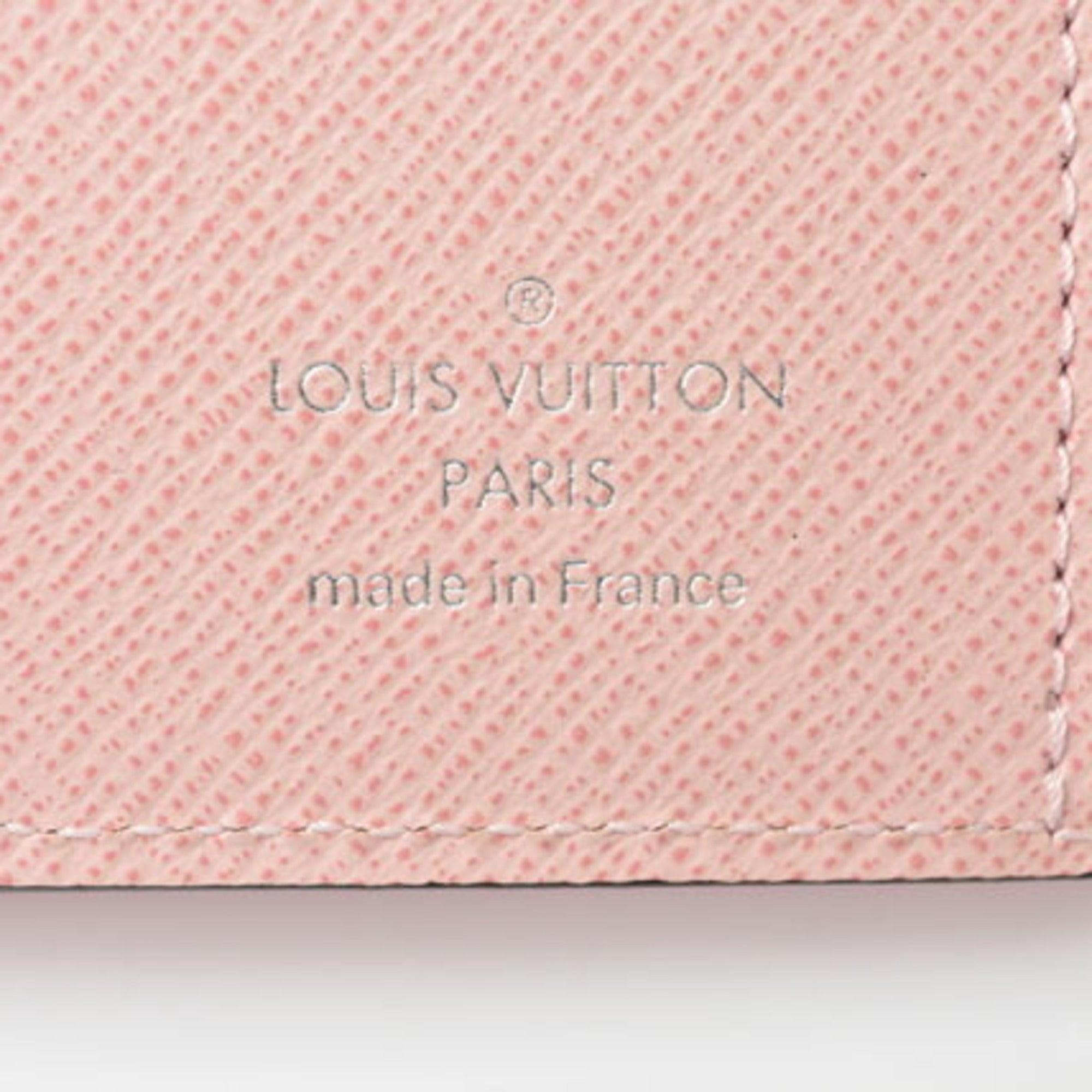 Louis Vuitton Epi Rose Ballerine Epi Leather Wallet (Tri-Fold)