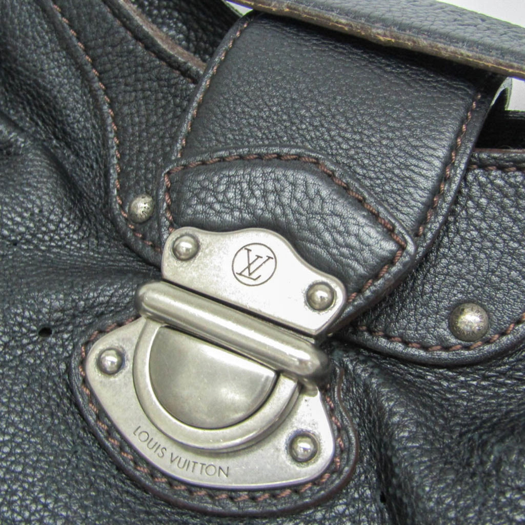 Louis Vuitton Mahina Noir Mahina Leather Shoulder Bag