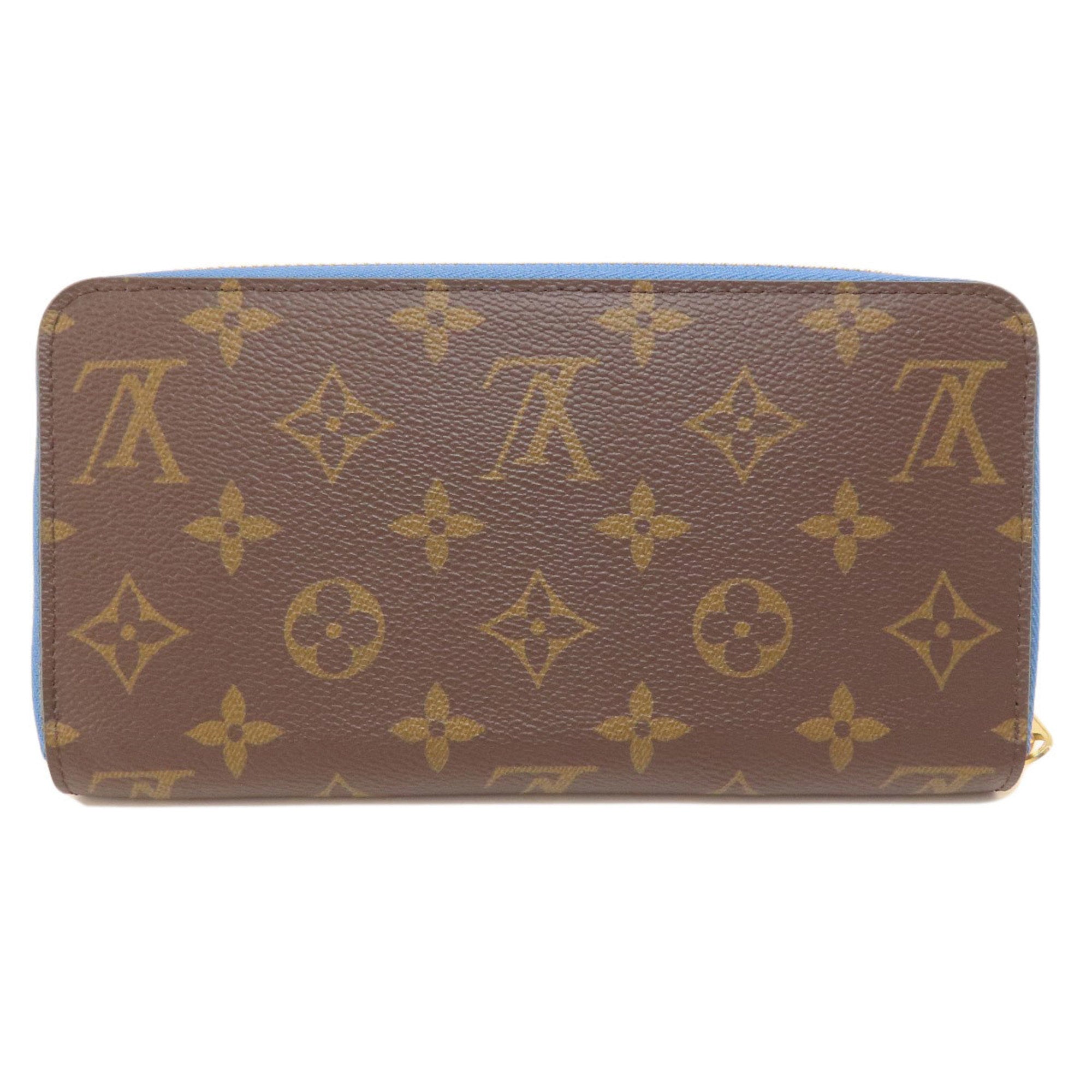 Louis Vuitton Blue Jean Brown Monogram Monogram Canvas Coin Purse/Coin Case