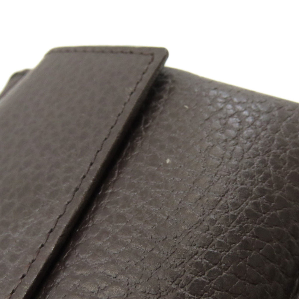 Gucci Brown Canvas Leather Wallet (Bi-Fold) (Pre-Owned)