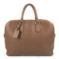 Louis Vuitton Brown Leather Briefcase Handbag Tote Bag