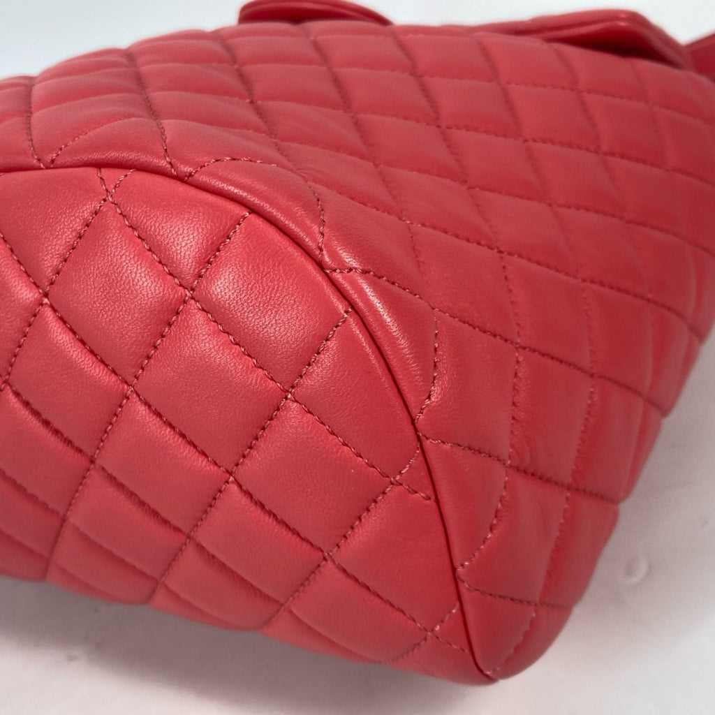 Chanel Pink Leather Backpack