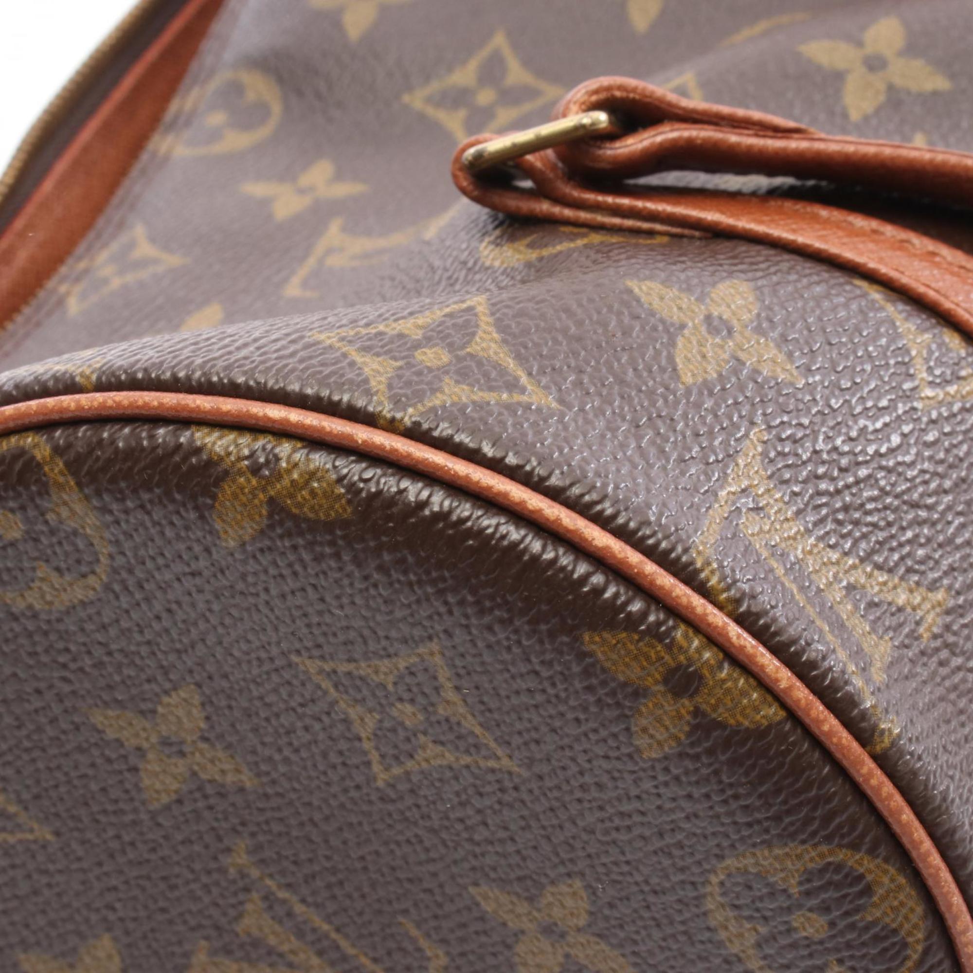 Louis Vuitton Brown Monogram Pvc Coated Canvas Leather Handbag