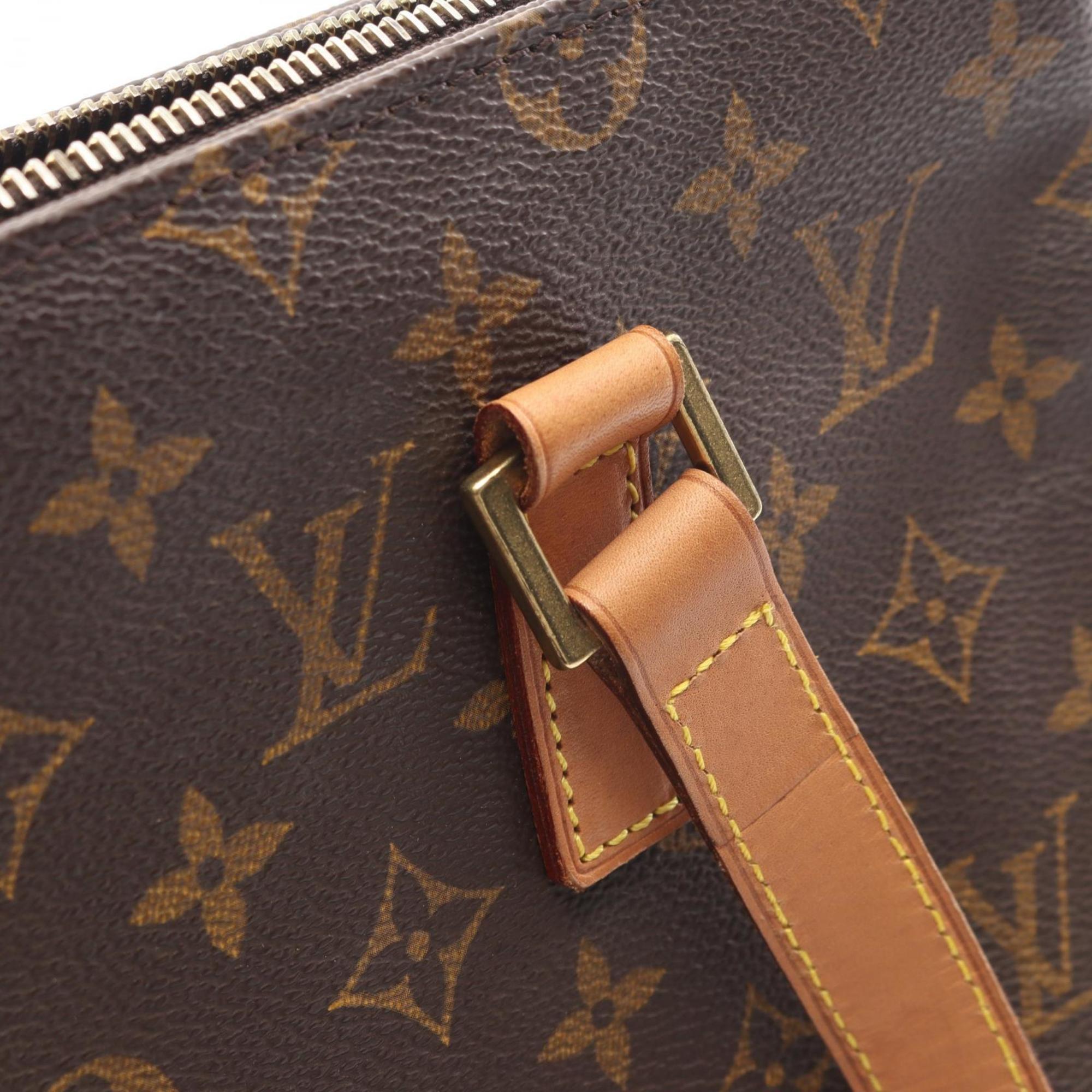 Louis Vuitton Brown Monogram Coated Canvas Leather Shoulder Bag