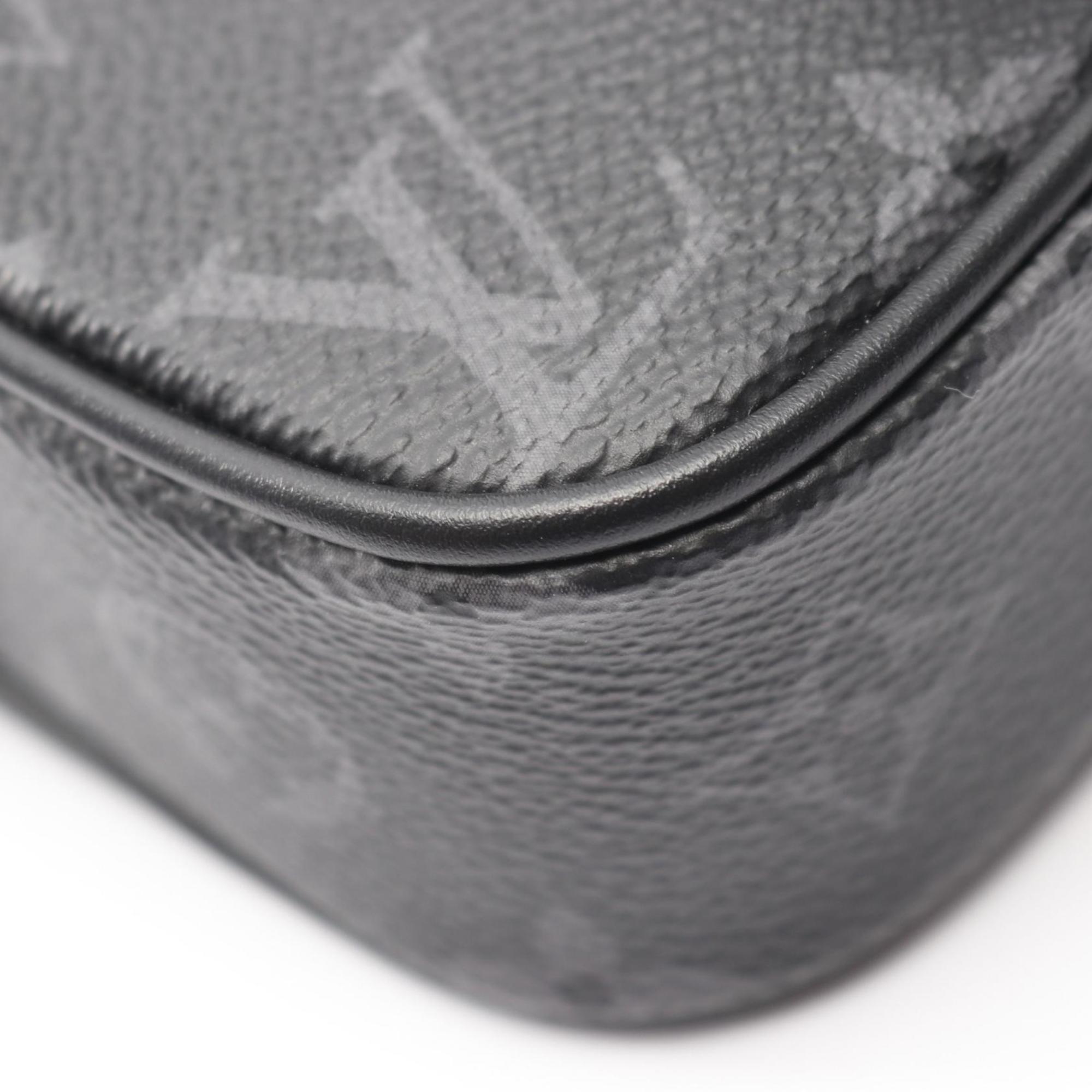 Louis Vuitton Black Monogram Eclipse Coated Canvas Leather Handbag