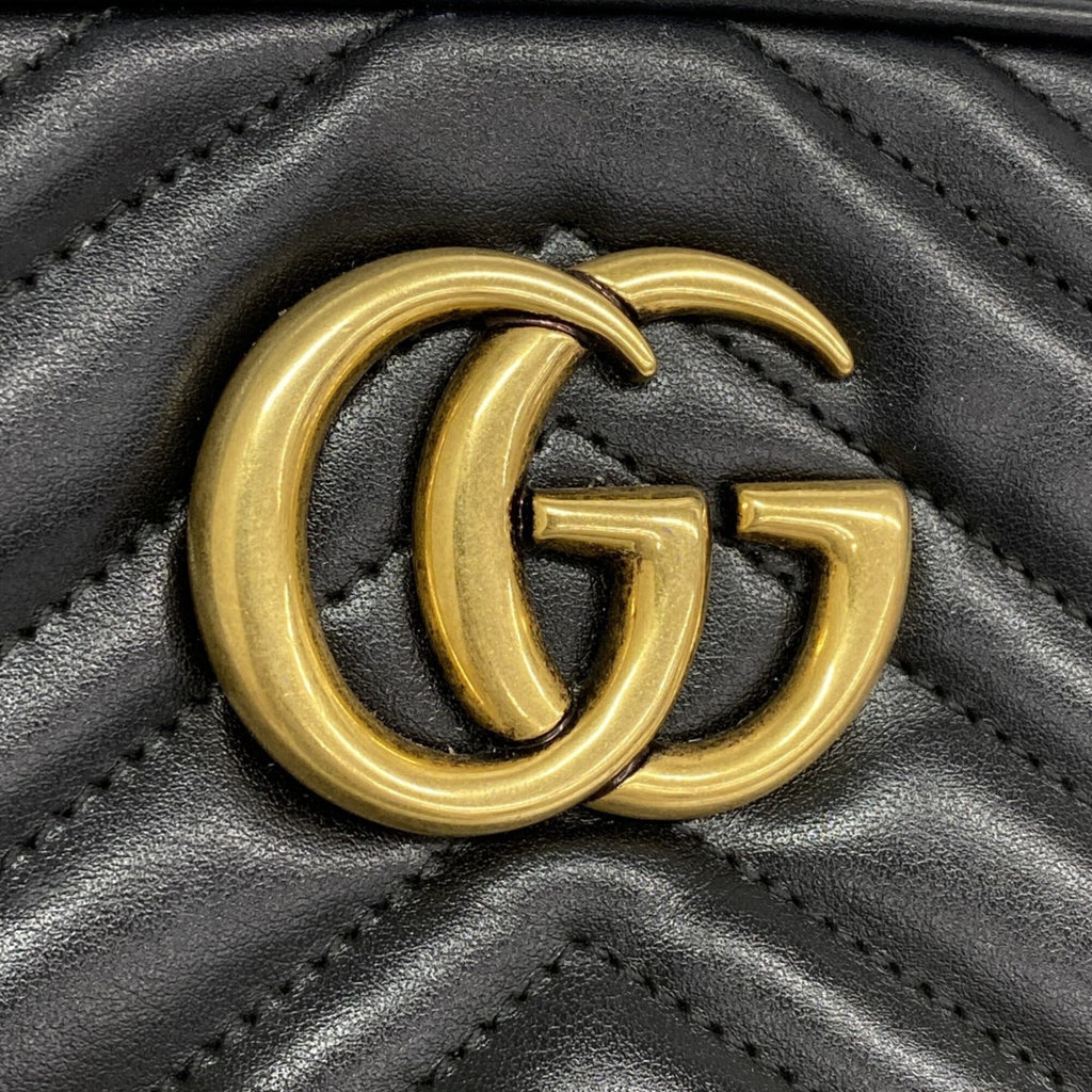Gucci Black Leather Shoulder Bag (Pre-Owned)